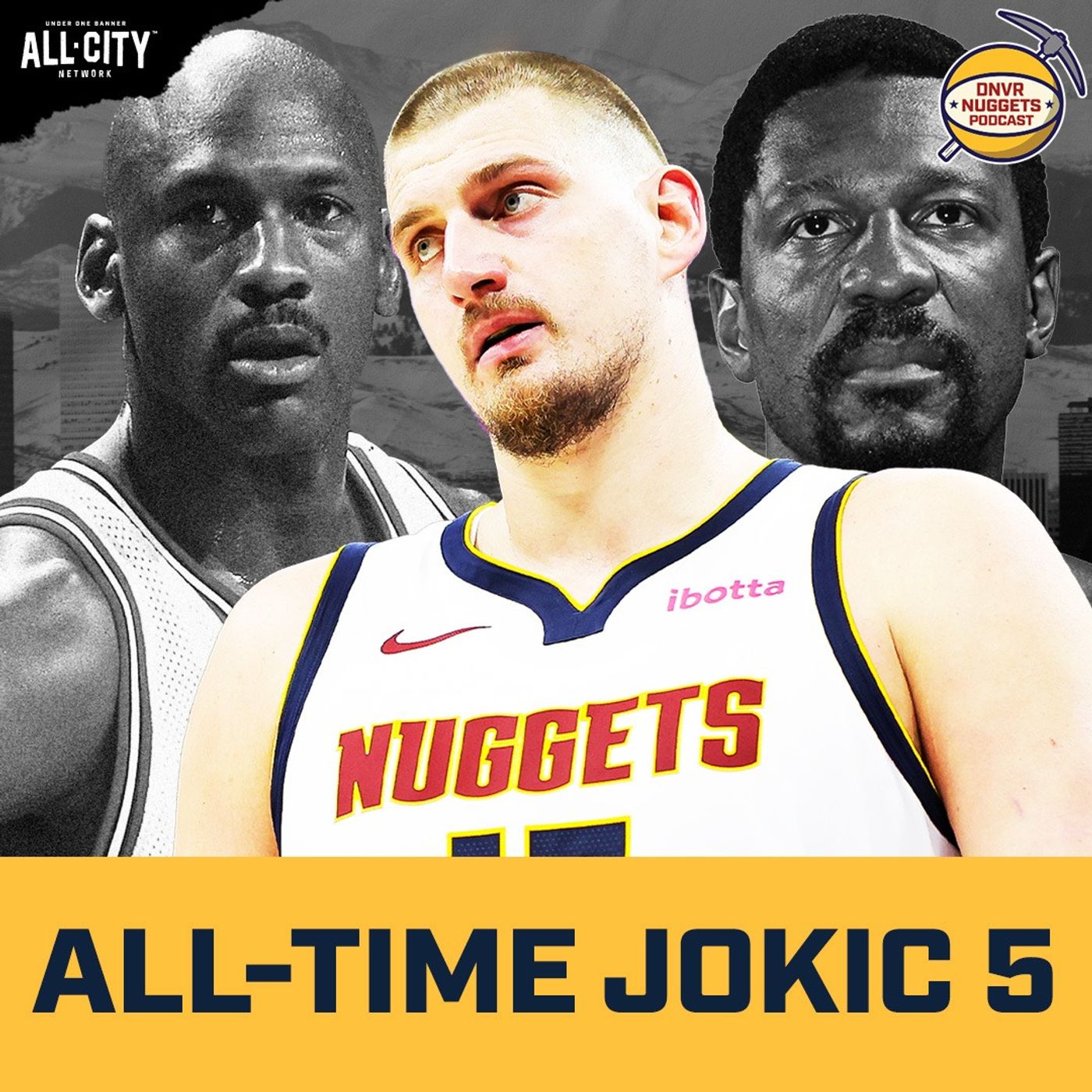 Building the best ALL-TIME starting 5 around Nikola Jokic | DNVR Nuggets Podcast Live