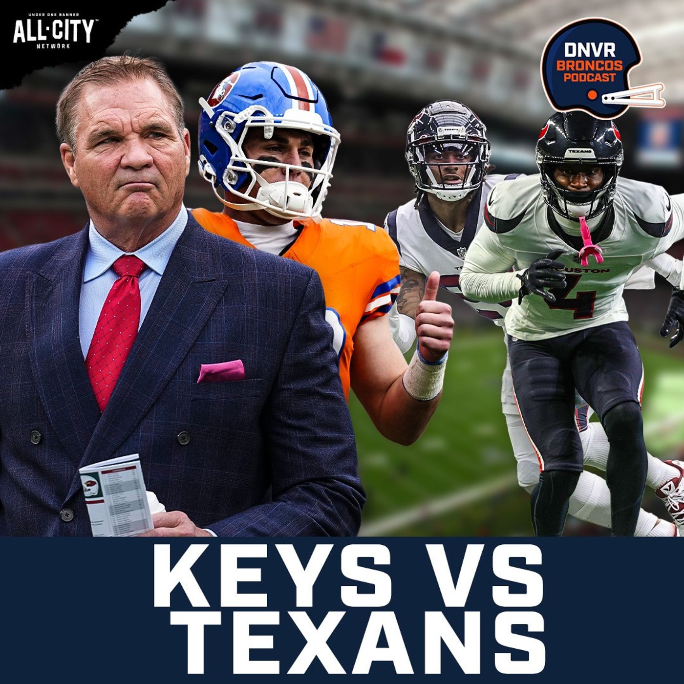 Brian Baldinger gives the KEY for Bo Nix & the Denver Broncos to stay hot against the Texans elite D