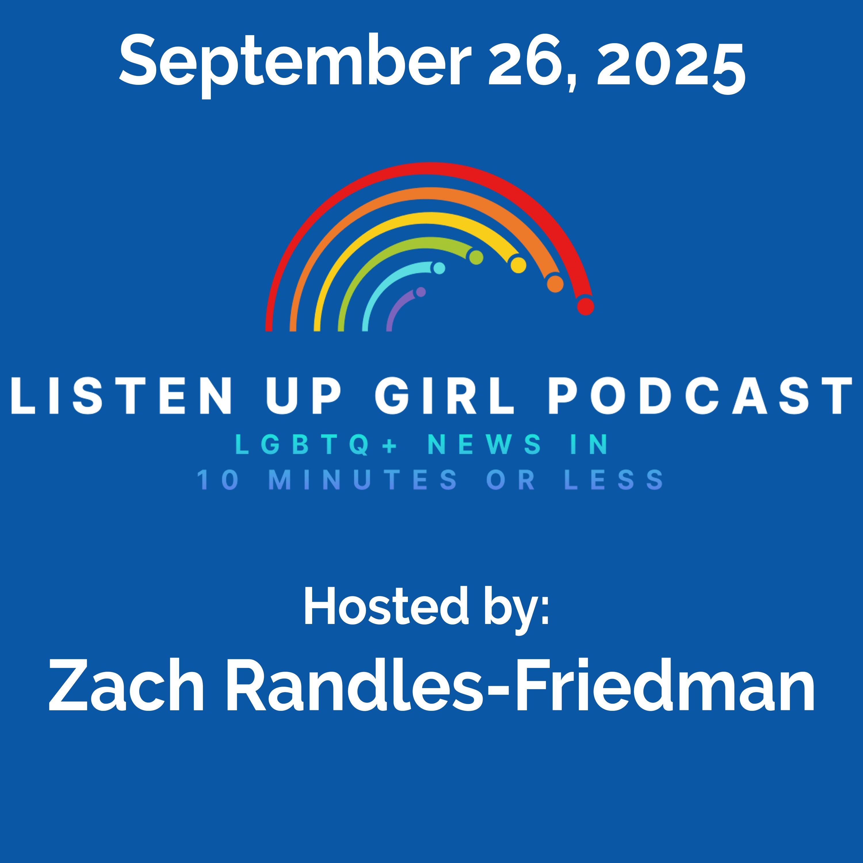 Episode 83: September 26, 2025 - LGBTQ+ News episode artwork