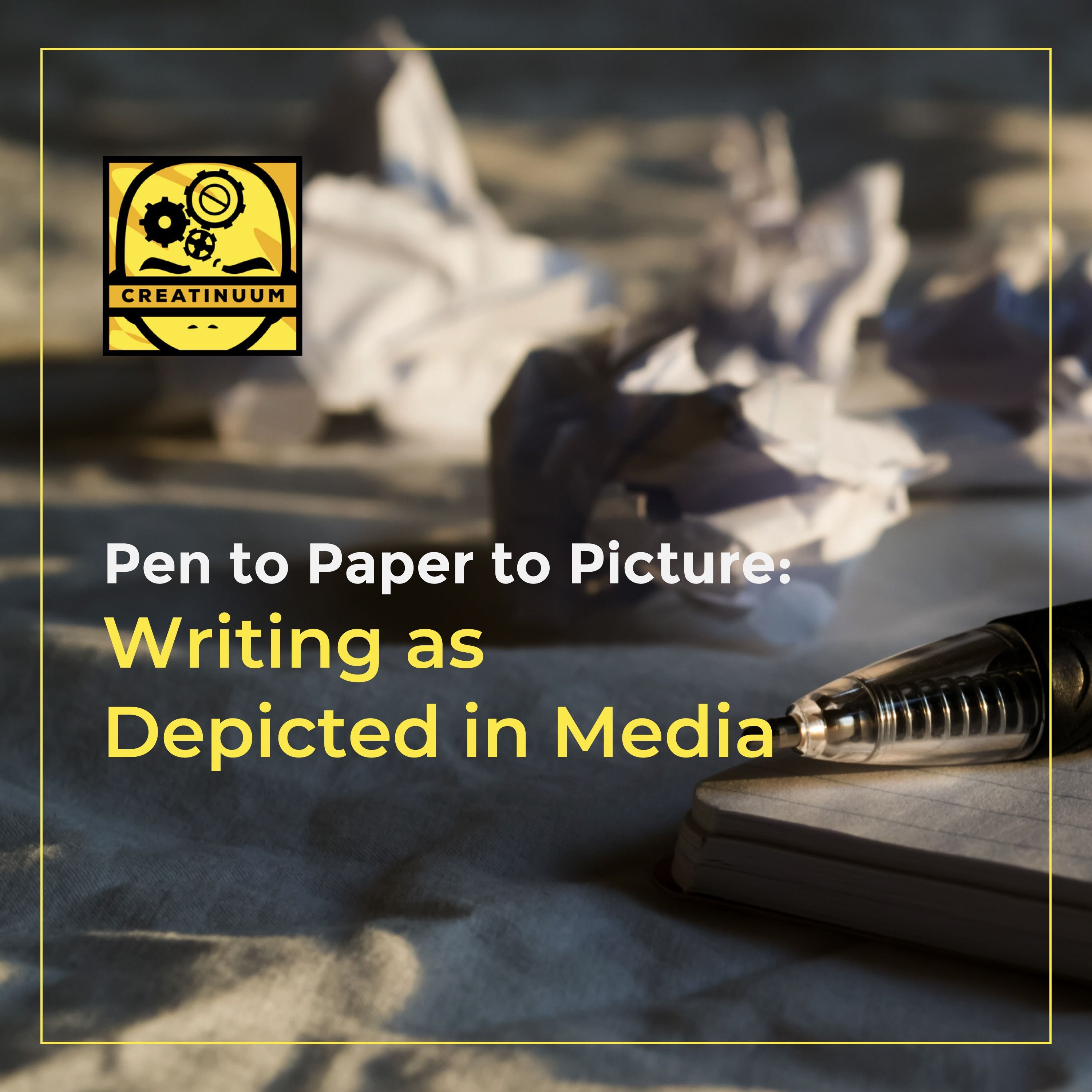 Pen to Paper to Picture: Writing as Depicted in Media