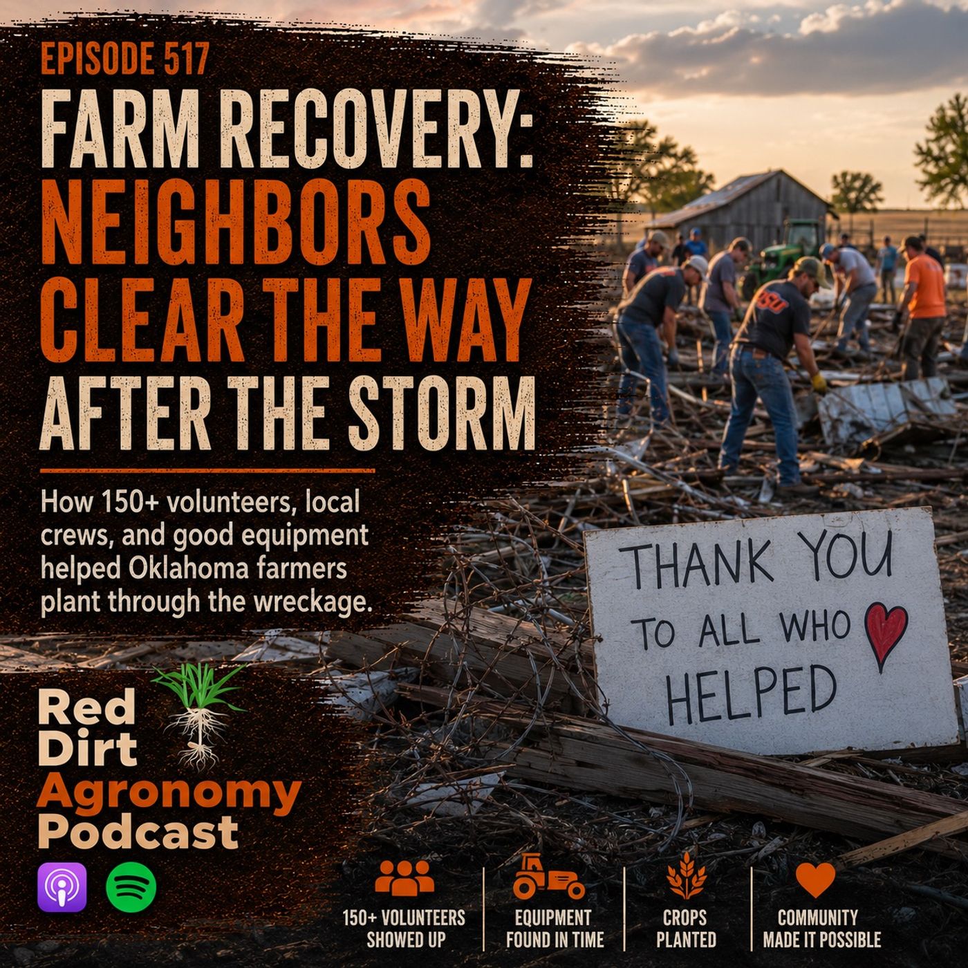 Farm Recovery: Neighbors Clear the Way After The Storm