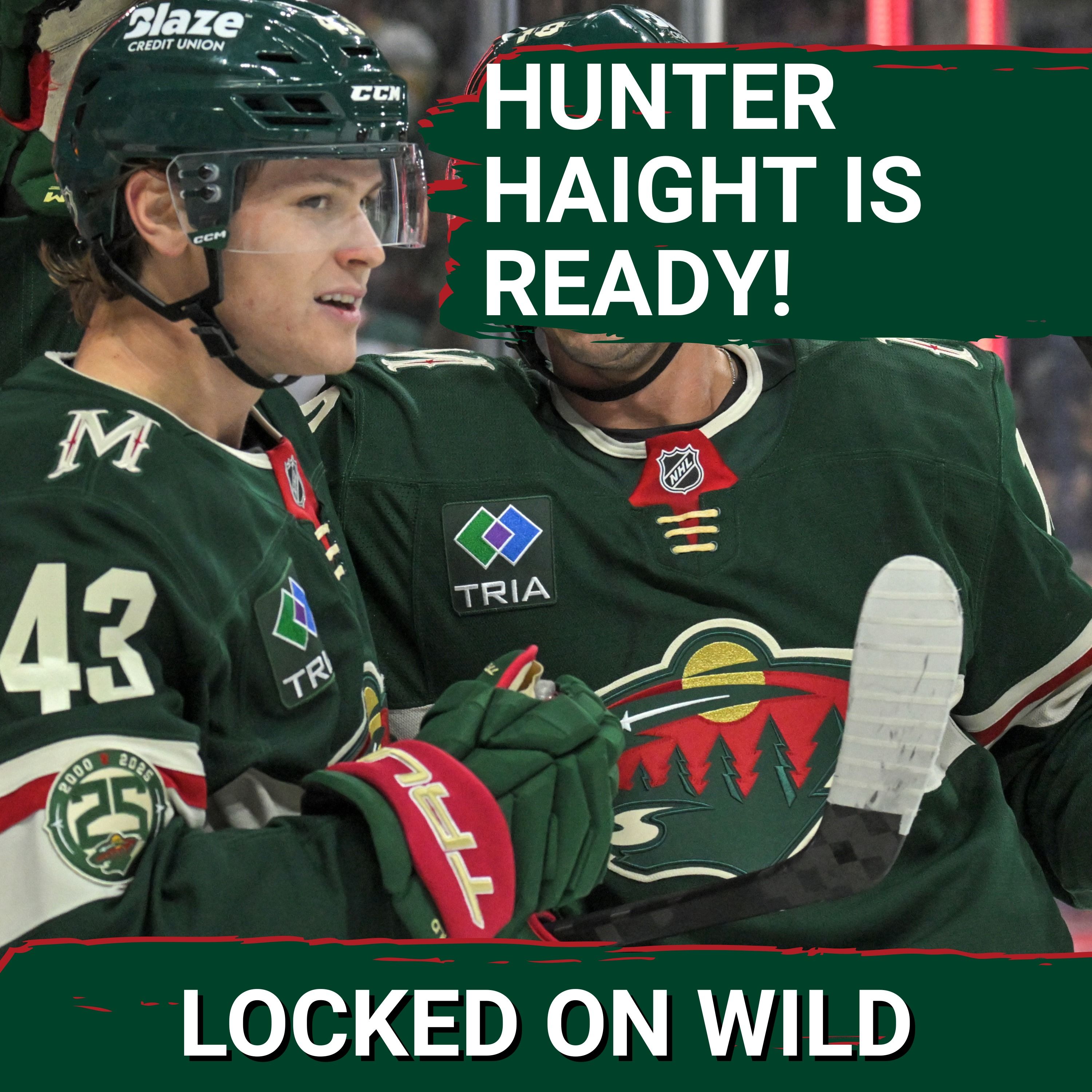 Hunter Haight's Impressive Camp CHALLENGES Wild's Fourth Line Status Quo