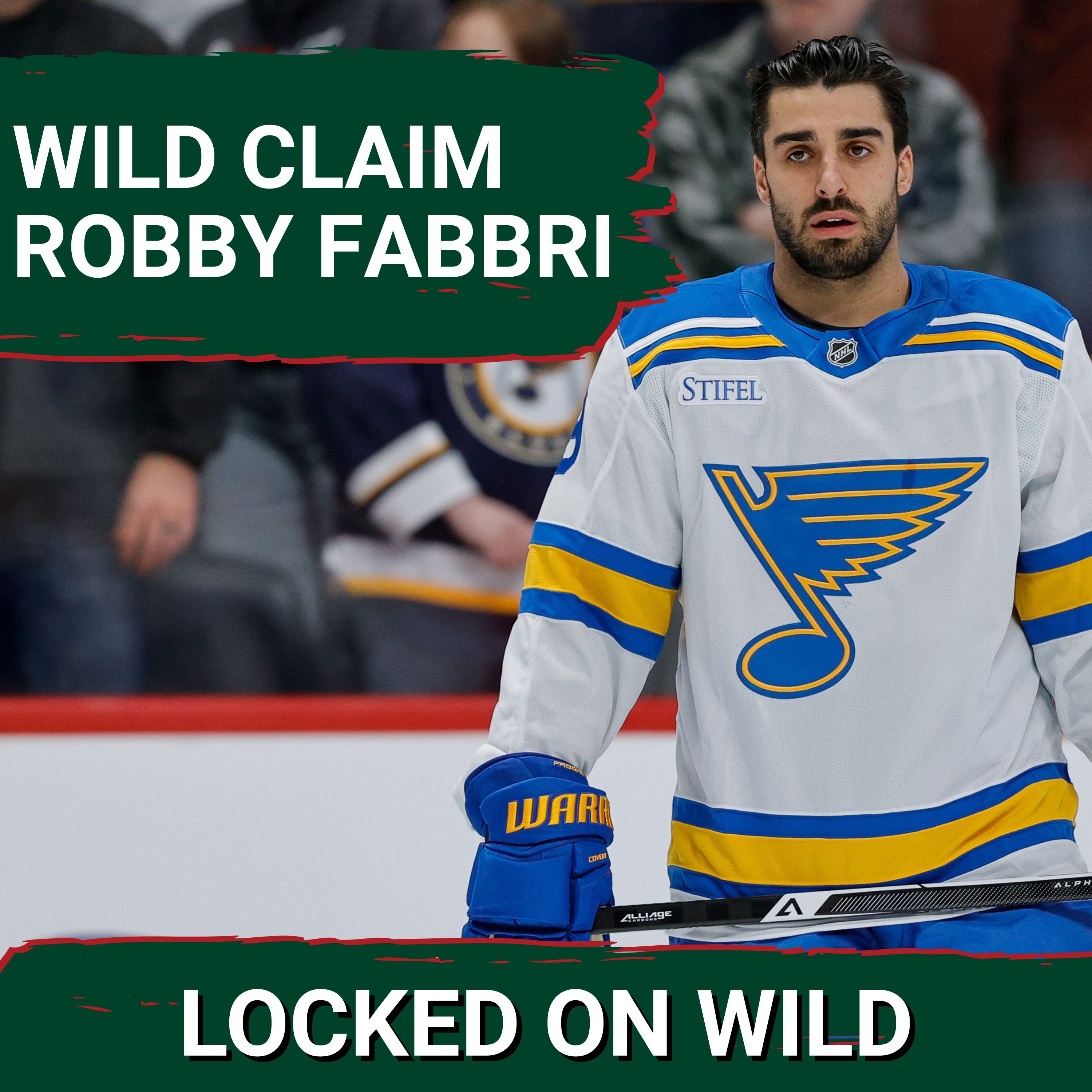 WAIVERS: Minnesota Wild CLAIM Robby Fabbri—What This MEANS for Marcus Foligno & Bottom Six