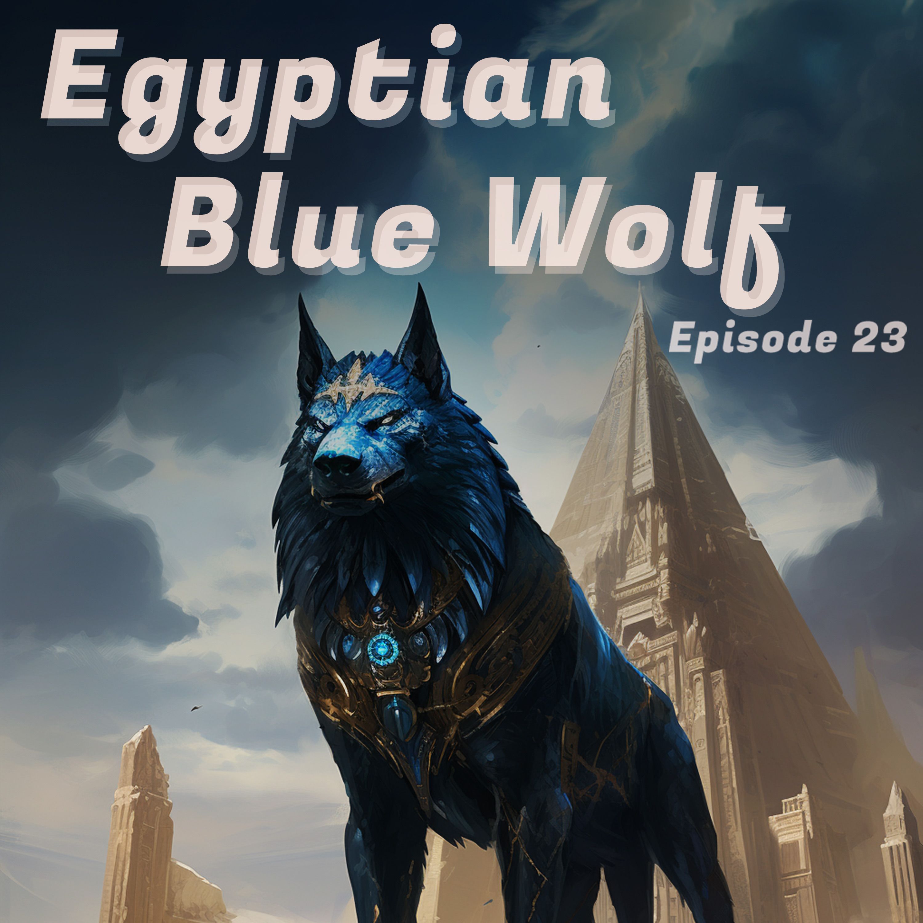 Egyptian Blue Wolf