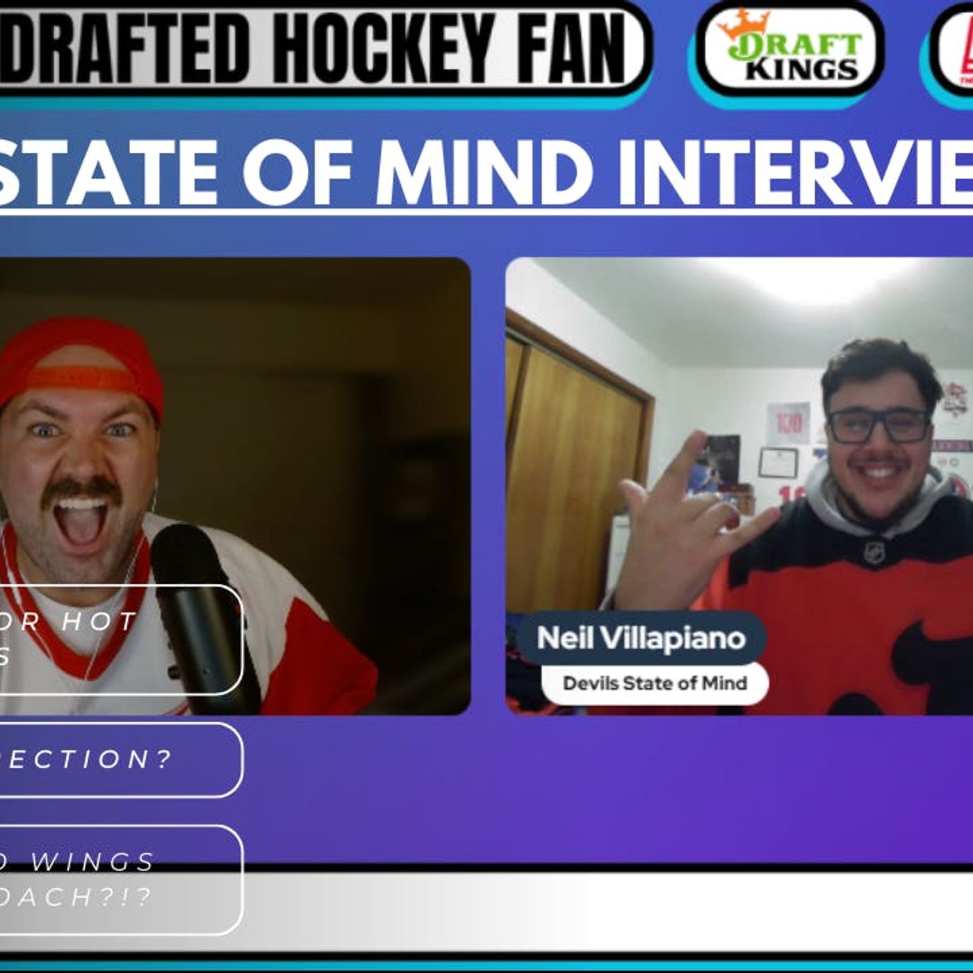 Interview with Neil Villapiano of Devil's State of Mind; Talked Red Wings and New Jersey Devils
