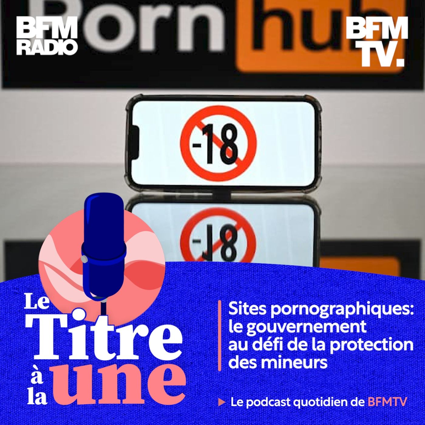 Le titre à la une