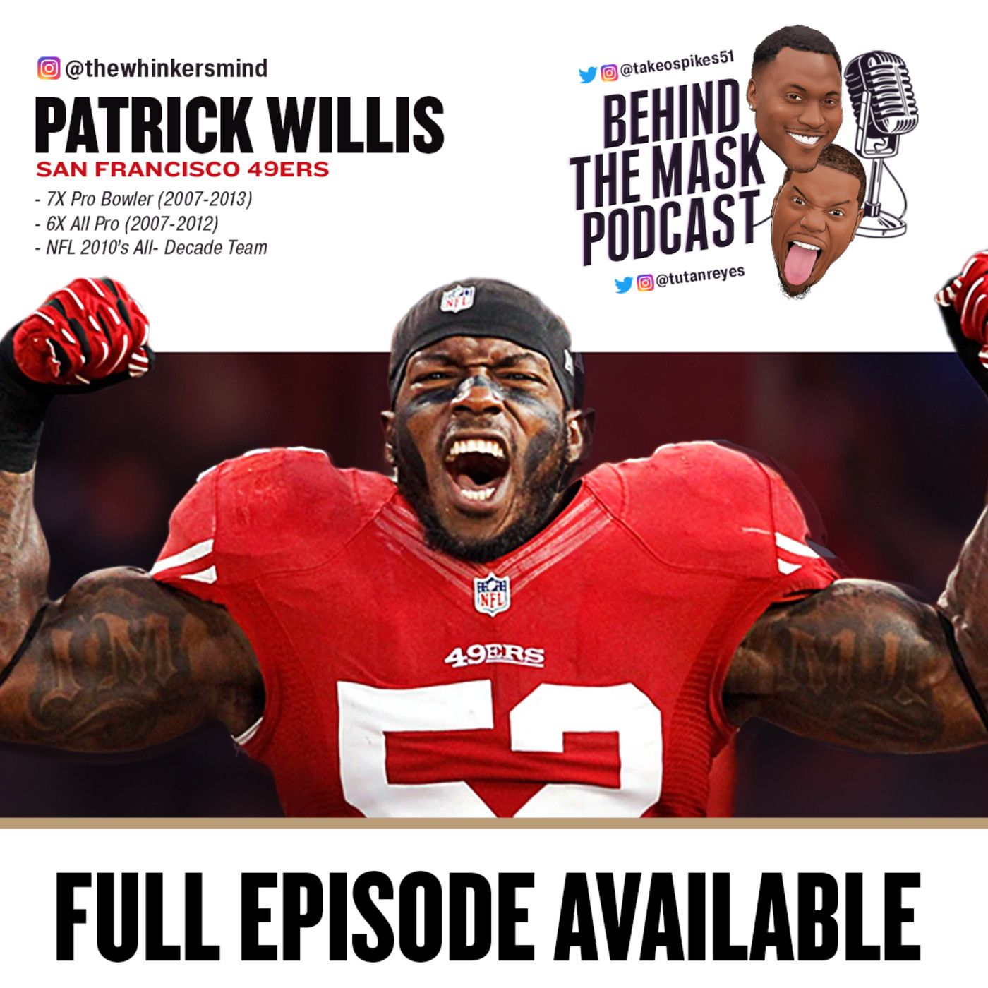 Patrick Willis Speaks On the Toughness of Marshawn Lynch, His Best Play + More