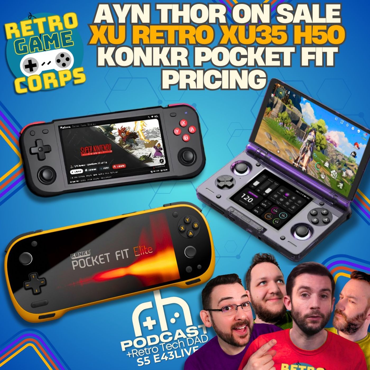 AYN Thor Orders, Konkr Pocket Fit & Game Bub ft. RetroGameCorps ​