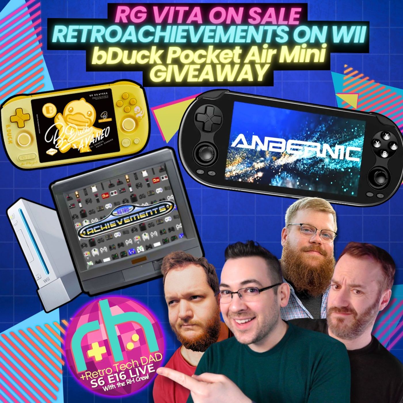 bDuck Pocket Air Mini Unboxed, RG Vita On Sale & Wii RetroAchievements