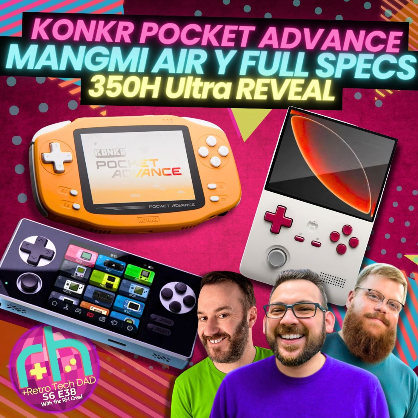 KONKR Pocket Advance, Mangmi Air Y FULL SPECS & GKD 350H Ultra REVEAL