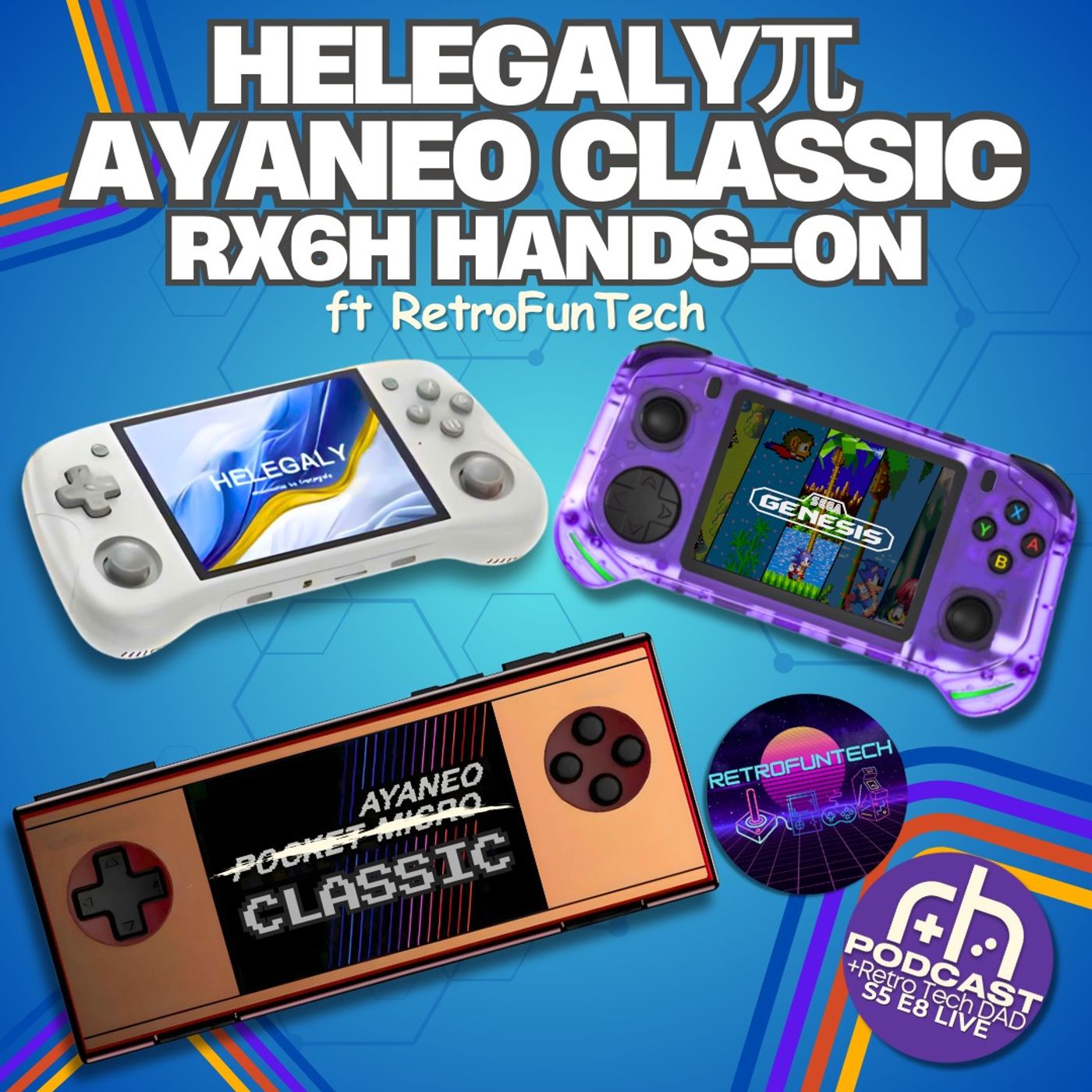 NEW AYANEO Classic Announced, RX6H Hands-on & Helegaly兀 REVEALED (ft. RetroFunTech)