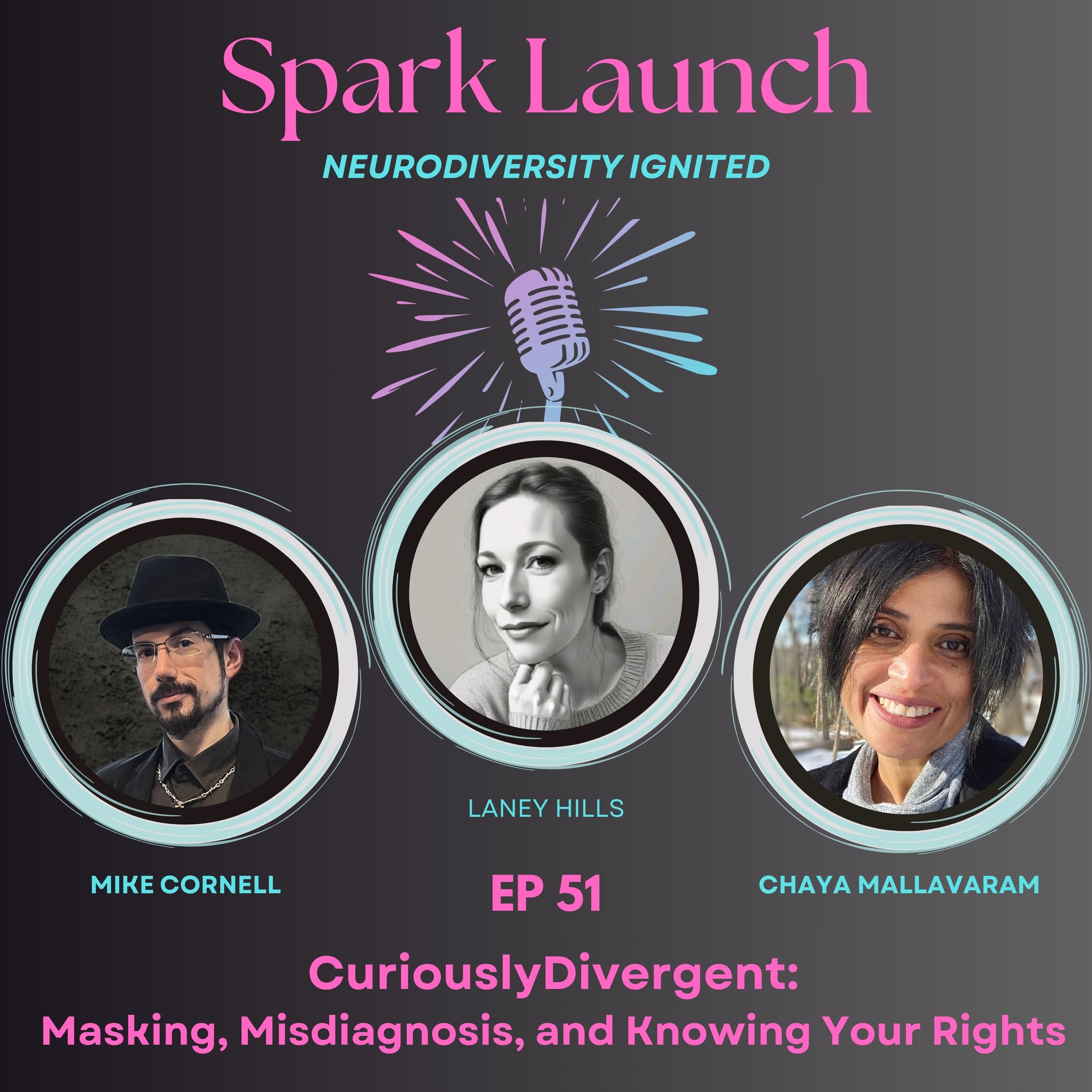 CuriouslyDivergent: Masking, Misdiagnosis, and Knowing Your Rights w/ Laney Hills episode artwork