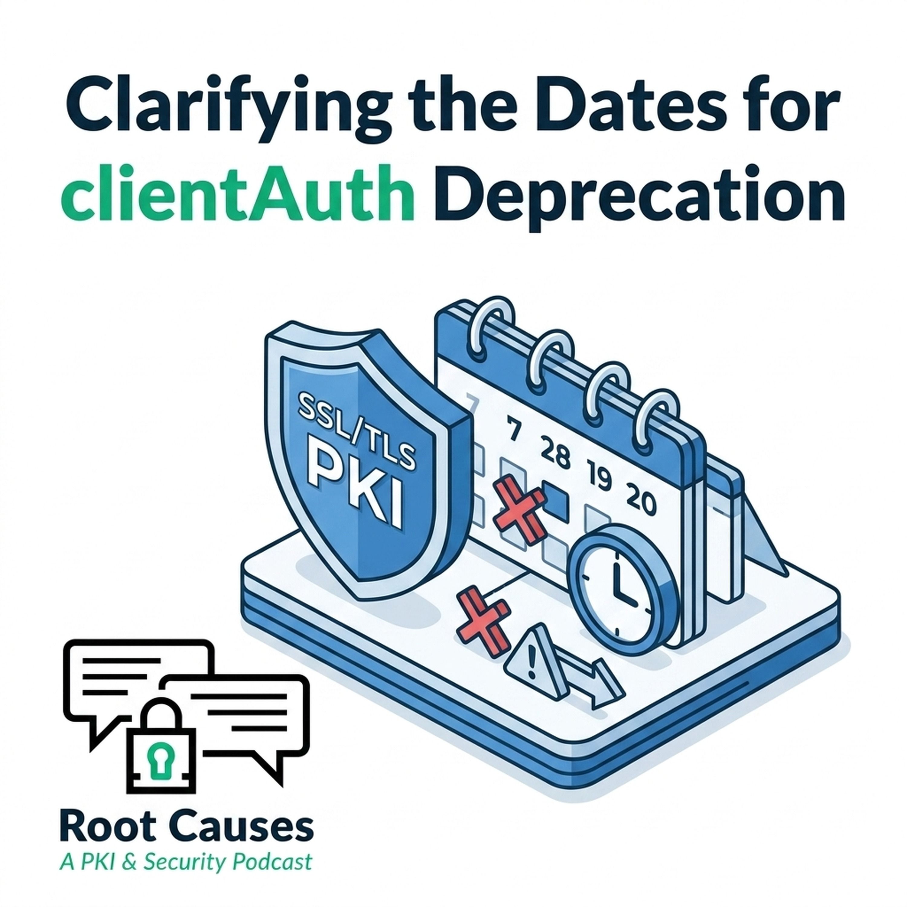 Root Causes 646: Clarifying the Dates for clientAuth Deprecation