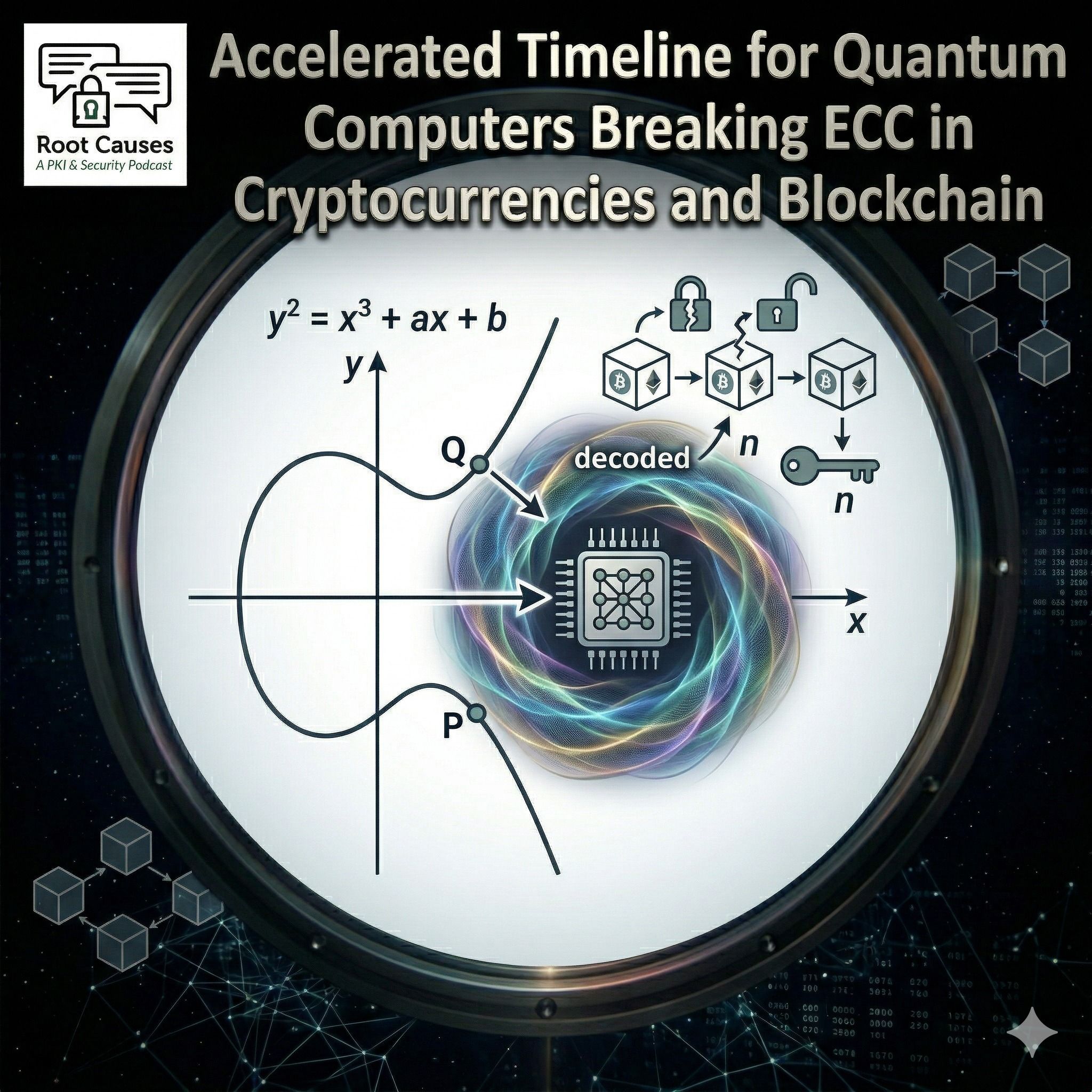 Root Causes 604: Accelerated Timeline for Quantum Computers Breaking ECC in Crypto and Blockchain