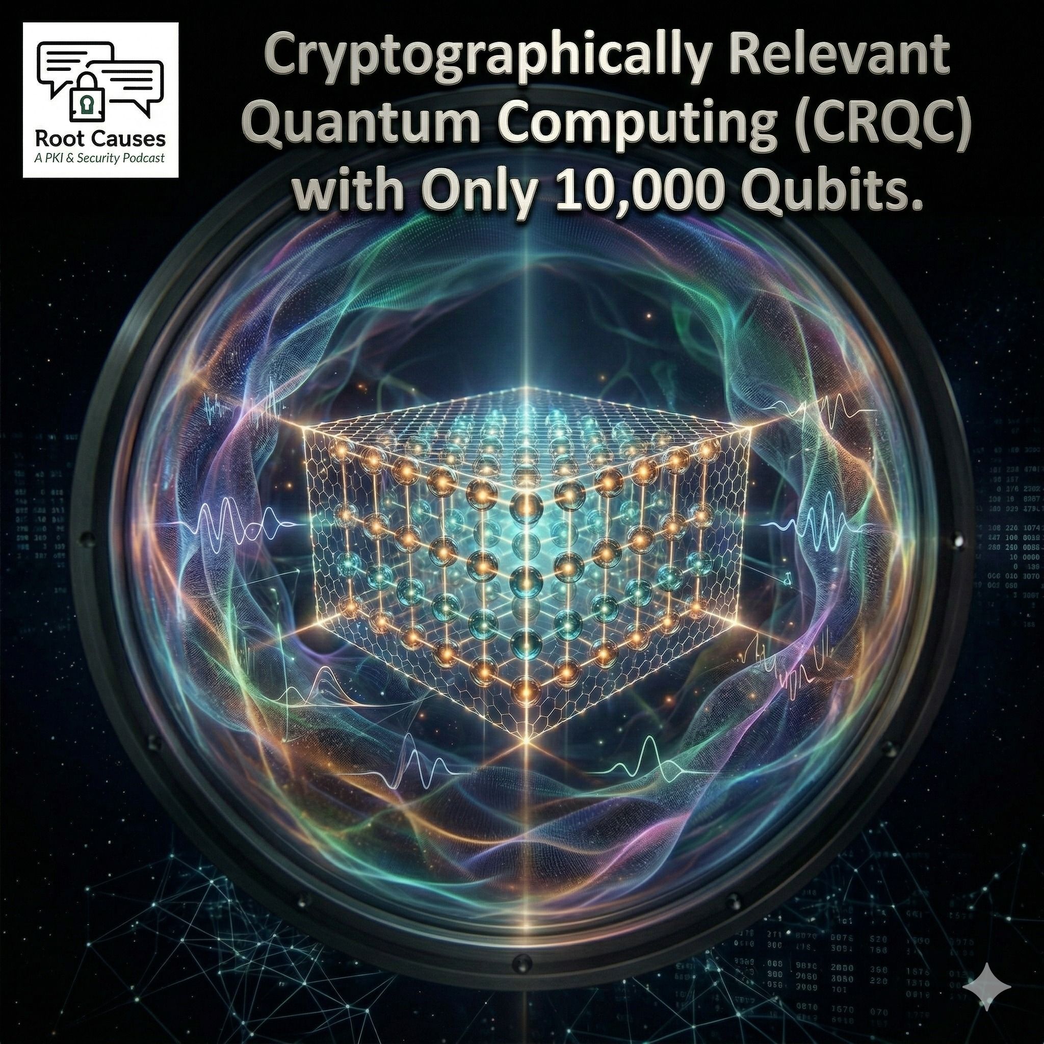 Root Causes 603: Cryptographically Relevant Quantum Computing (CRQC) with Only 10,000 Qubits
