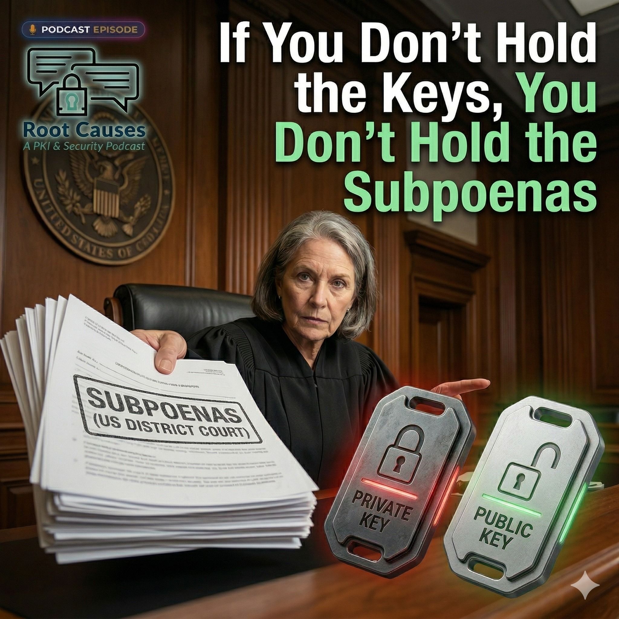 Root Causes 597: If You Don't Hold the Keys, You Don't Hold the Subpoenas