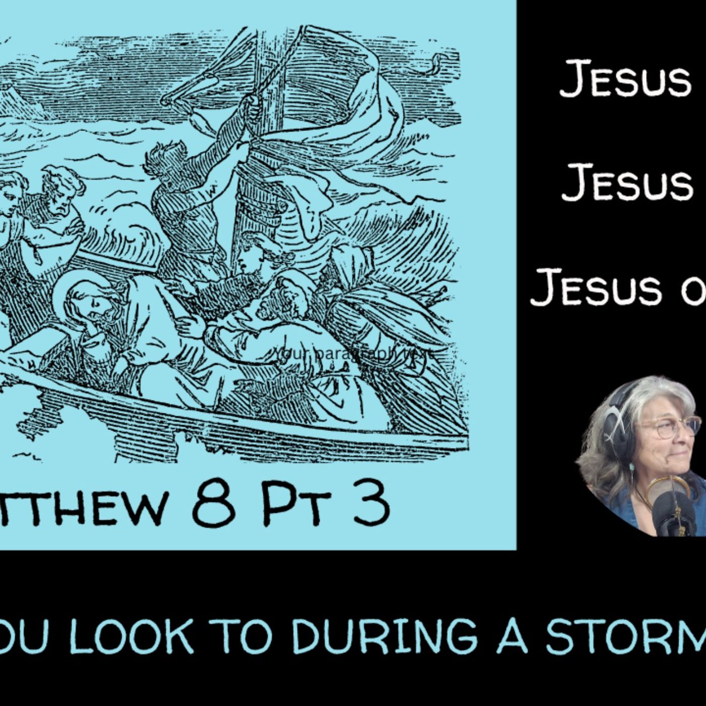 cover of episode #21 Matthew 8 pt 3 Who do you look to during a storm?
