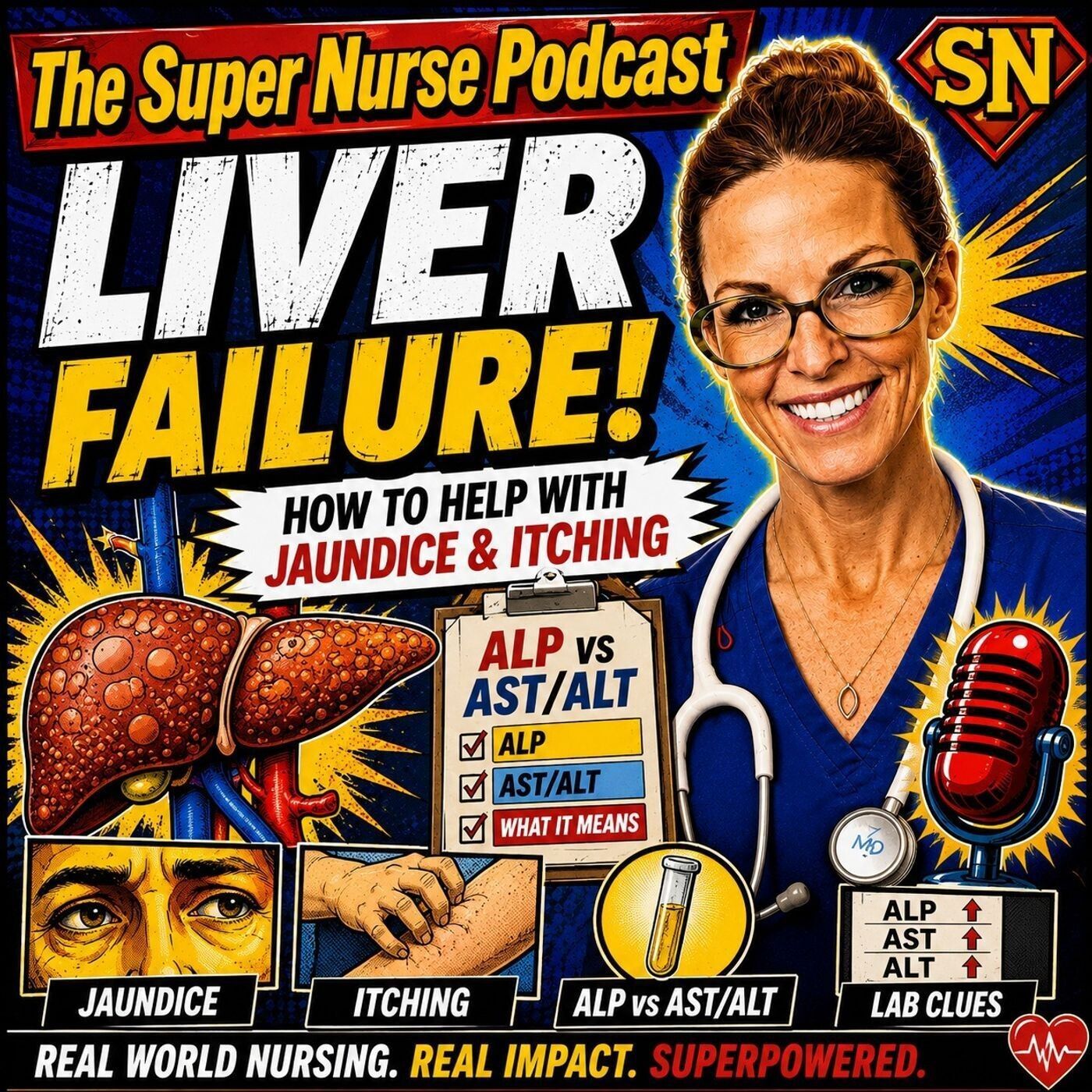Jaundice and Itching Explained: ALP vs AST/ALT in Bile Duct Obstruction episode artwork