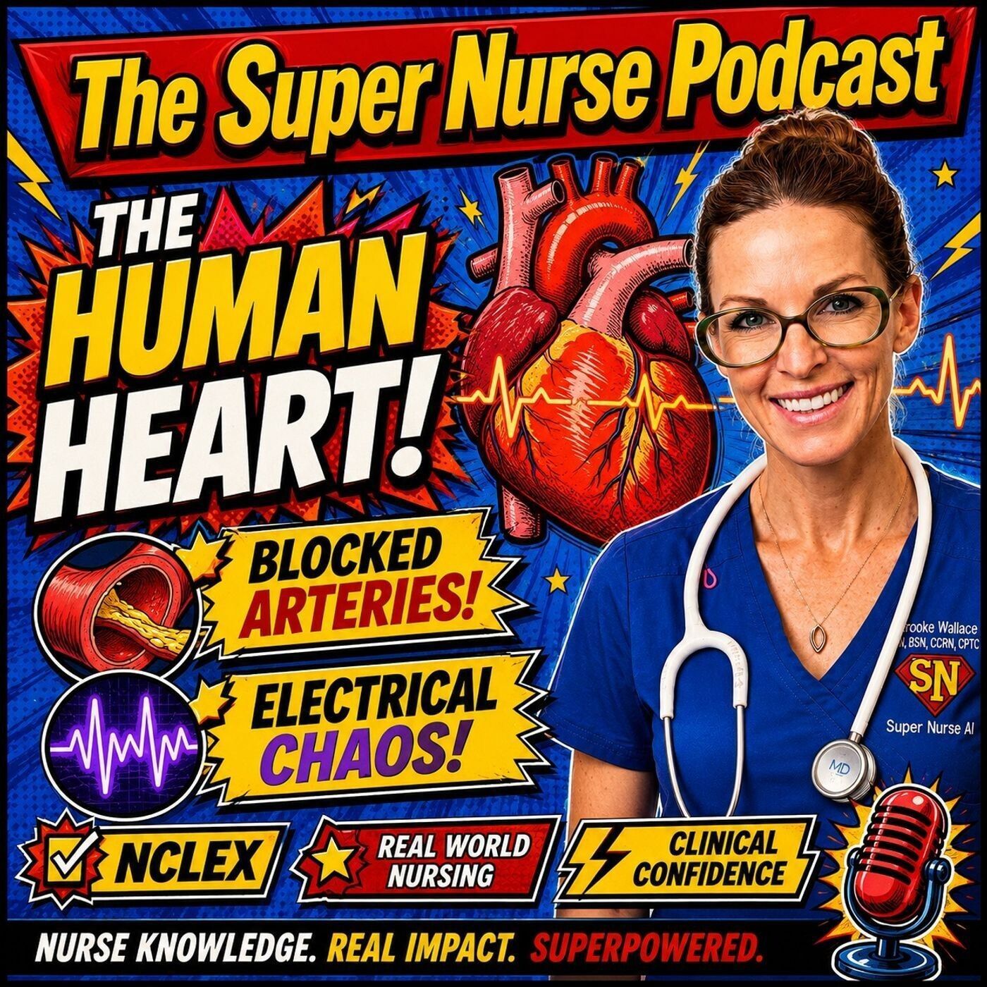 The Human Heart Explained: From Blocked Arteries to Electrical Chaos episode artwork