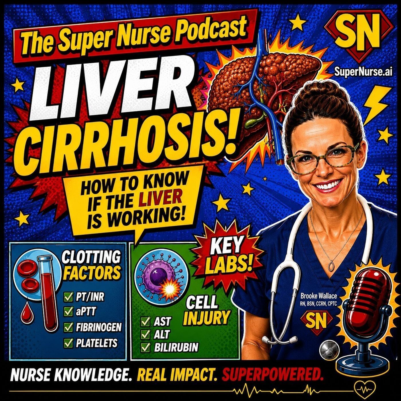 Fire Alarms vs. The Production Line: The Mechanics of Liver Cirrhosis episode artwork