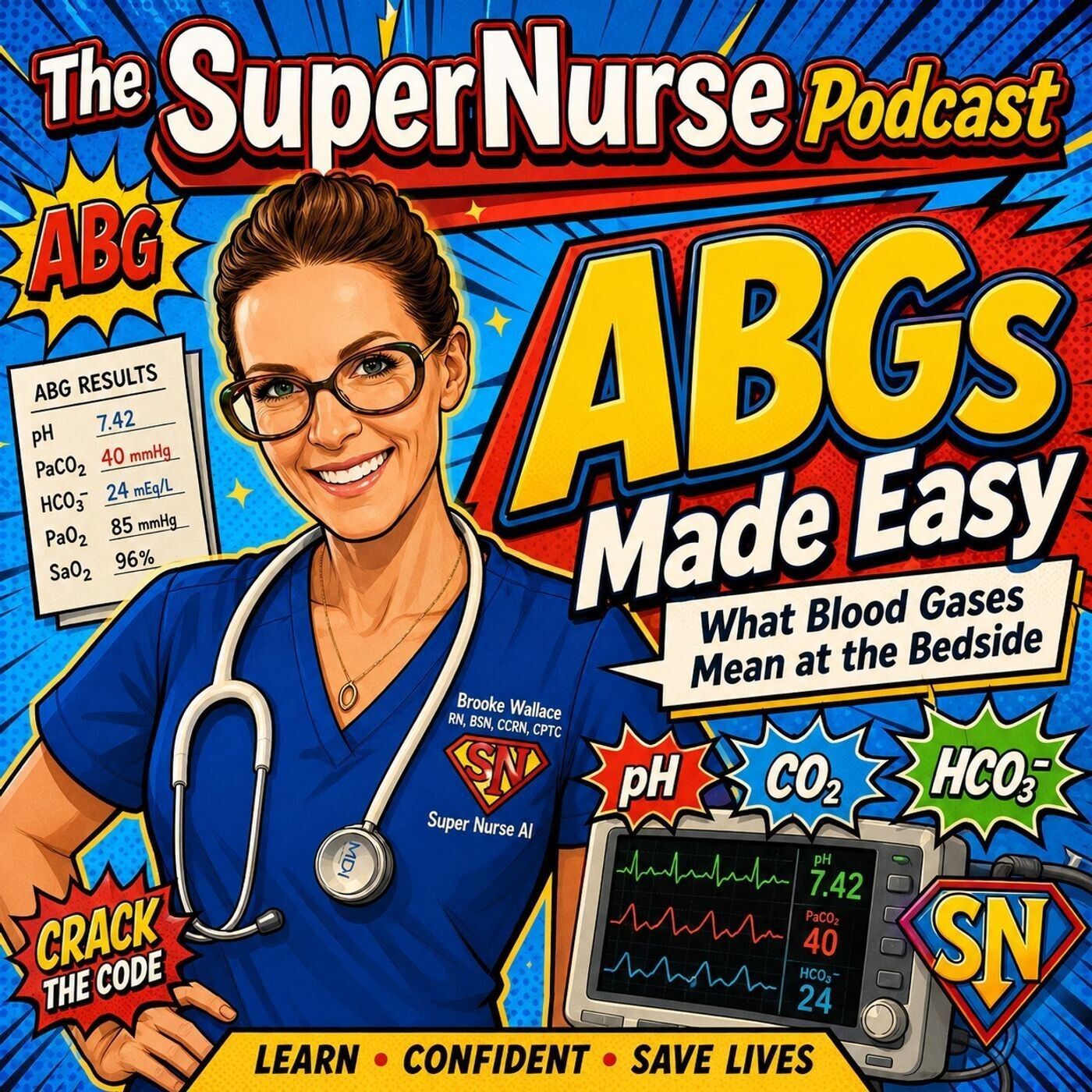 ABGs Made Easy for Nurses: Decode pH, CO2, Bicarb & Acid-Base Imbalances at the Bedside