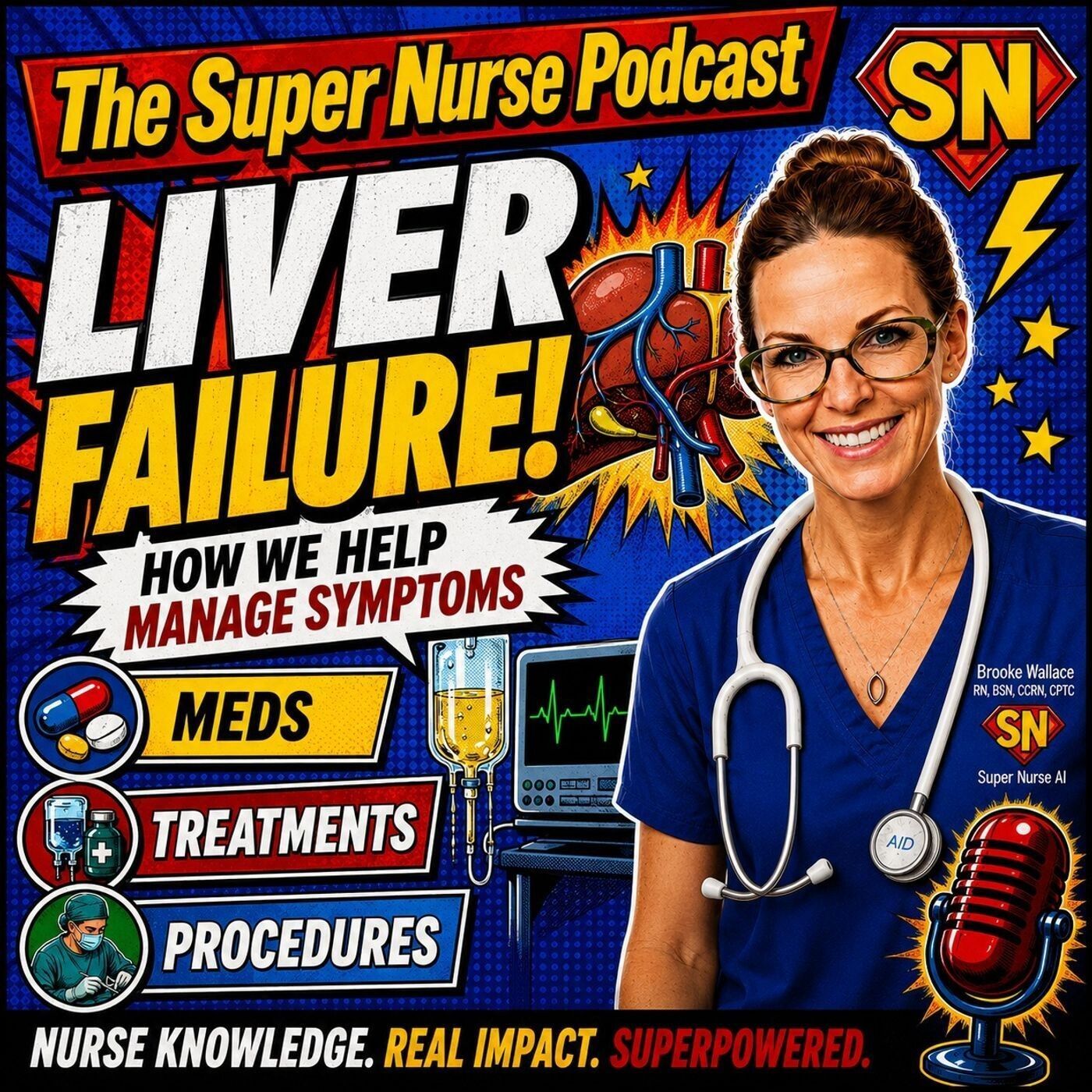 Liver Failure Nursing Care: Jaundice, Hyperbilirubinemia, Meds & Treatments Explained episode artwork
