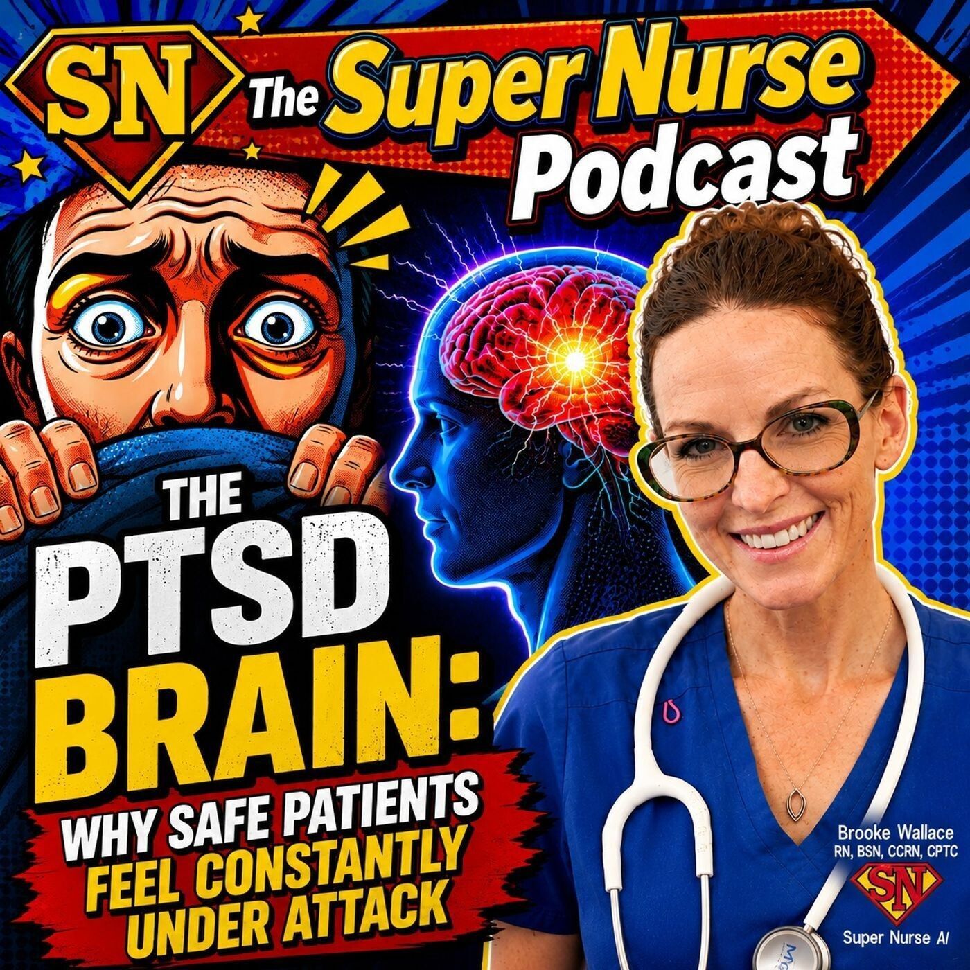 The PTSD Brain: Why Safe Patients Feel Constantly Under Attack episode artwork