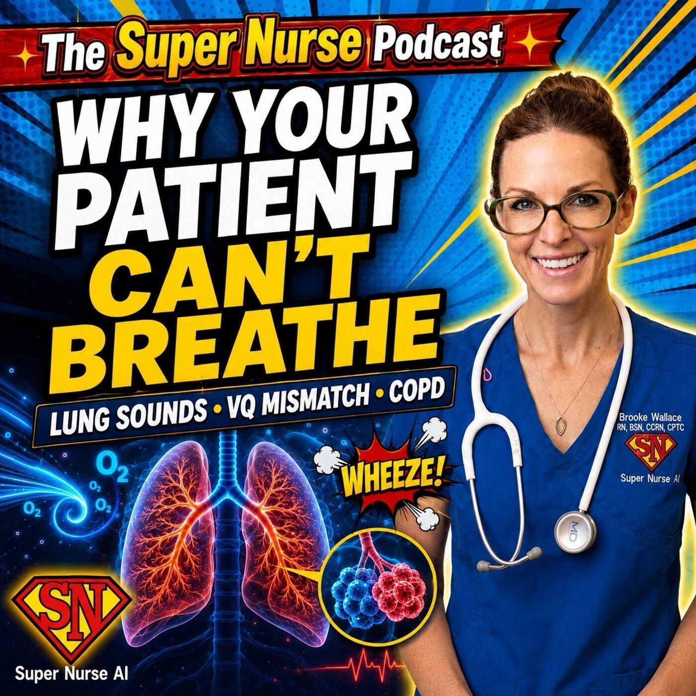 Why Your Patient Can't Breathe: Lung Sounds, VQ Mismatch & COPD Explained