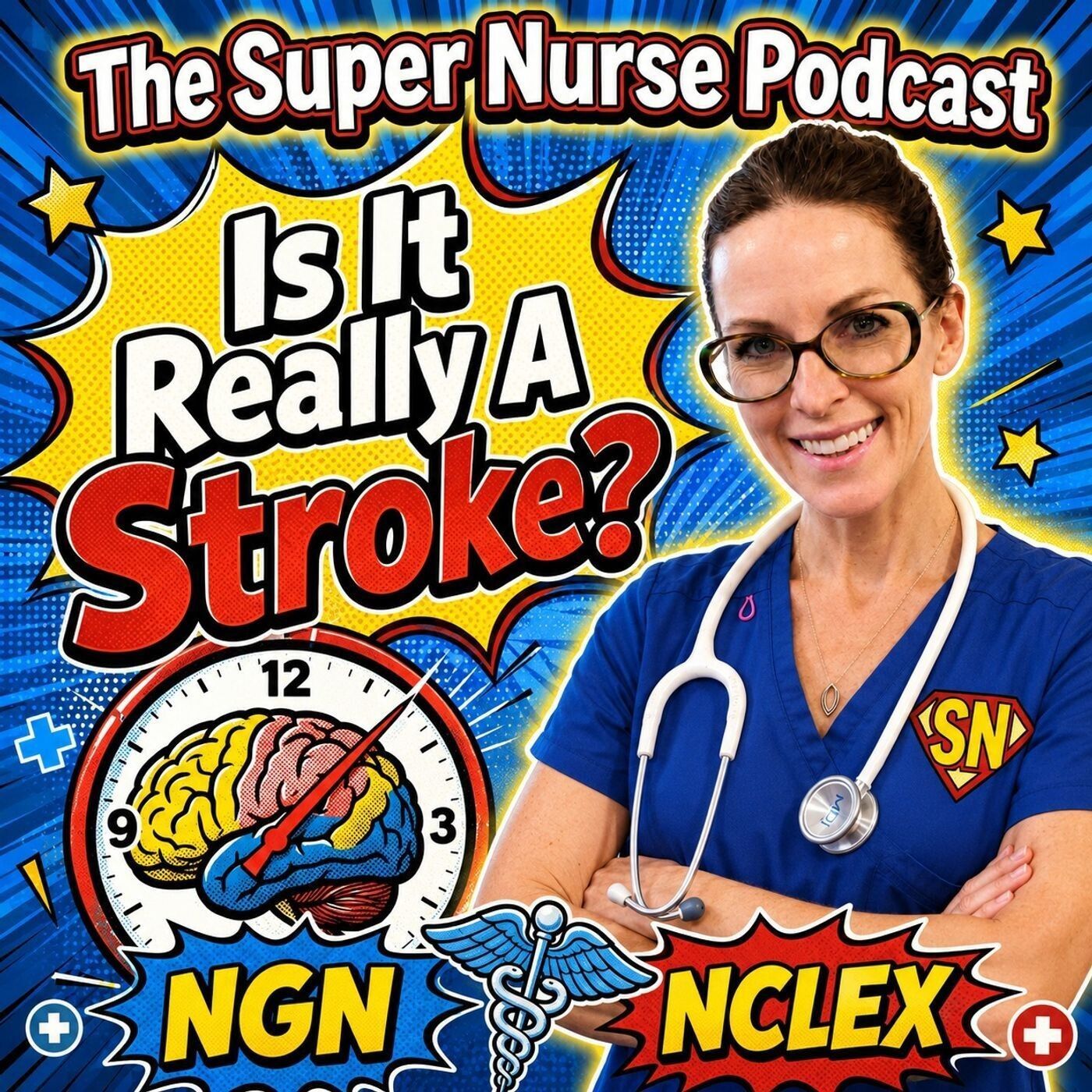 Stroke or Stroke Mimic? TIA, Glucose Checks & NGN NCLEX Nursing Priorities episode artwork