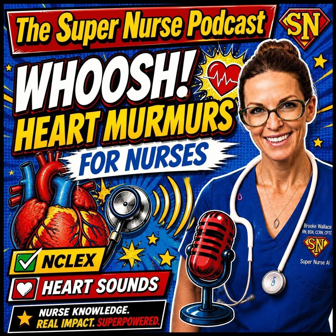 That “Whoosh” in the Chest: Aortic & Mitral Stenosis Explained for Nurses episode artwork
