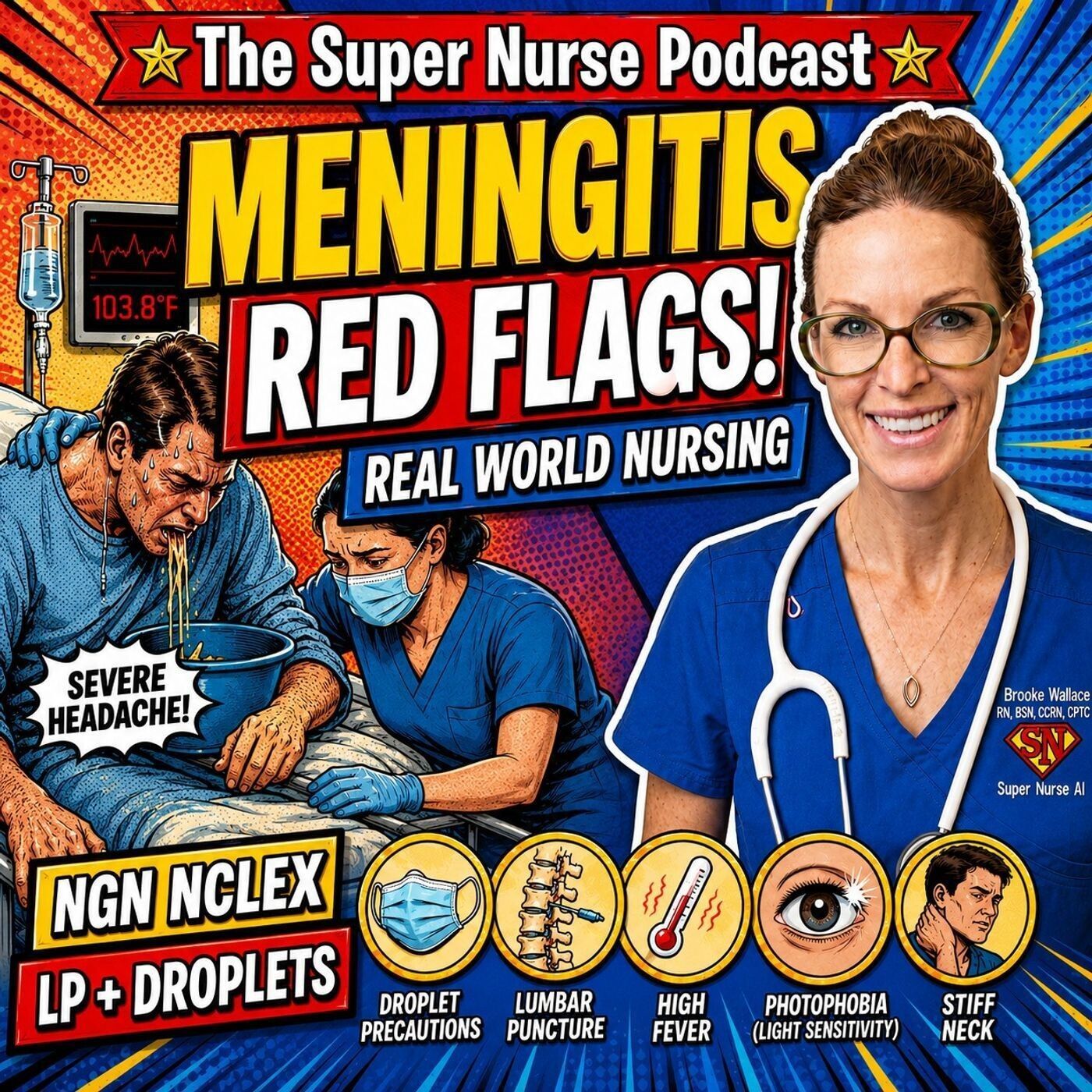 What Meningitis Looks Like in Real Life Plus Nursing Priorities for NGN NCLEX episode artwork
