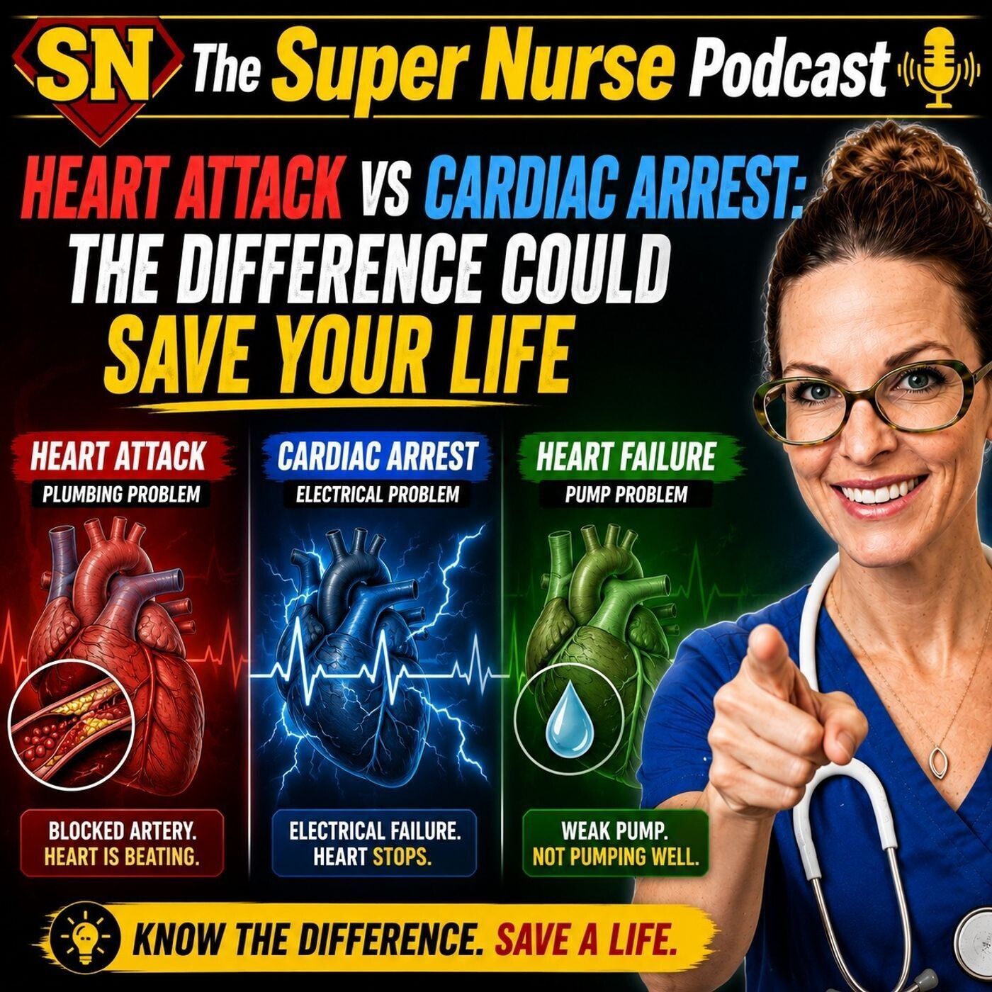 When the Heart Fails: Attack, Arrest, or Failure? episode artwork