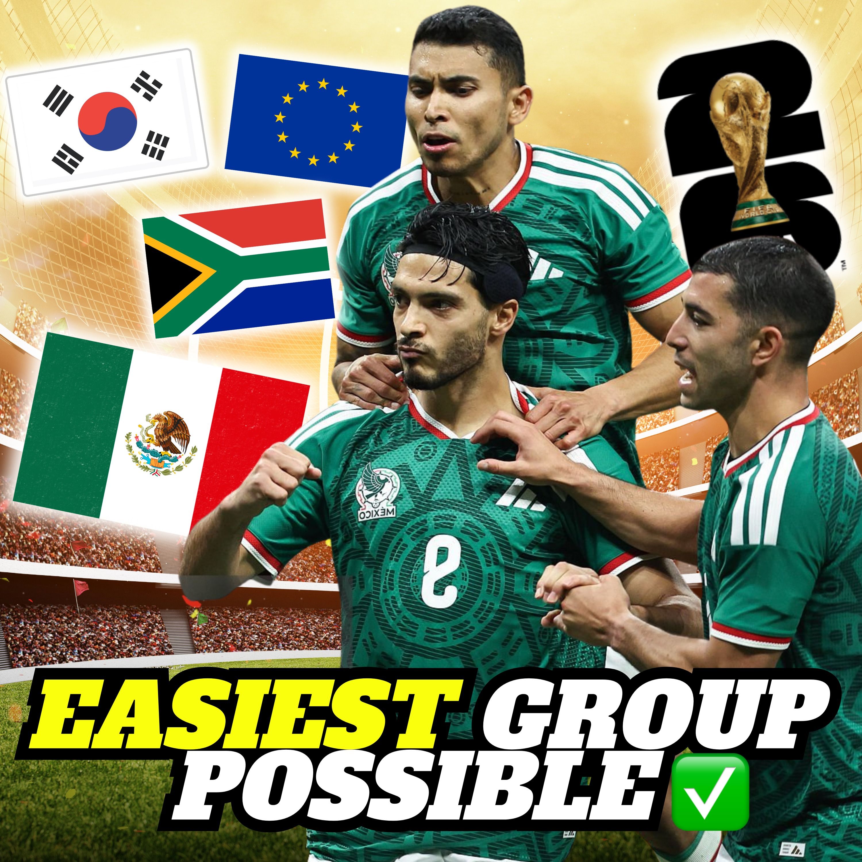 Mexico WILL EASILY Top This Group | World Cup Draw REACTION! episode artwork