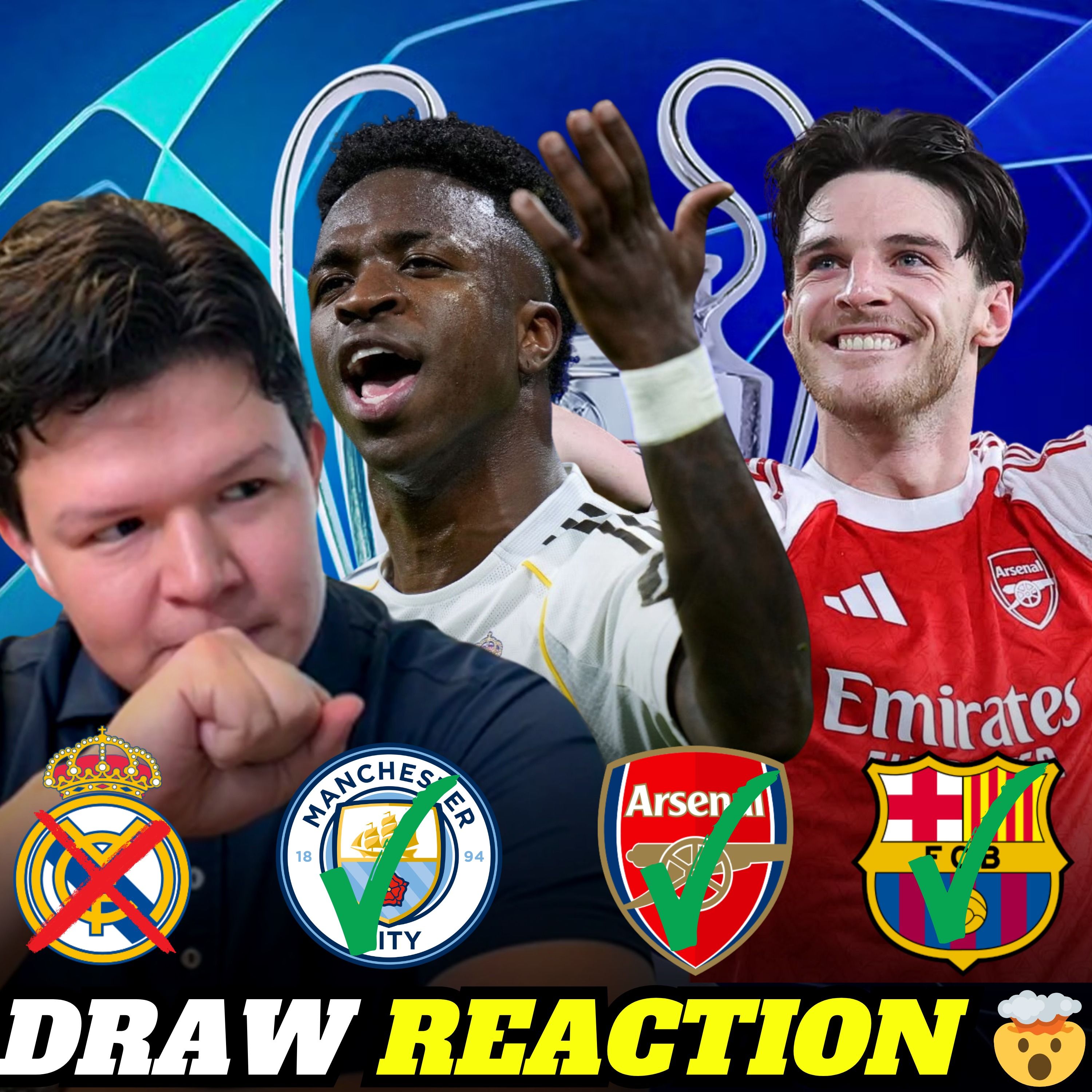 The Football Gods Are WITH ARSENAL | UCL Draw REACTION! episode artwork