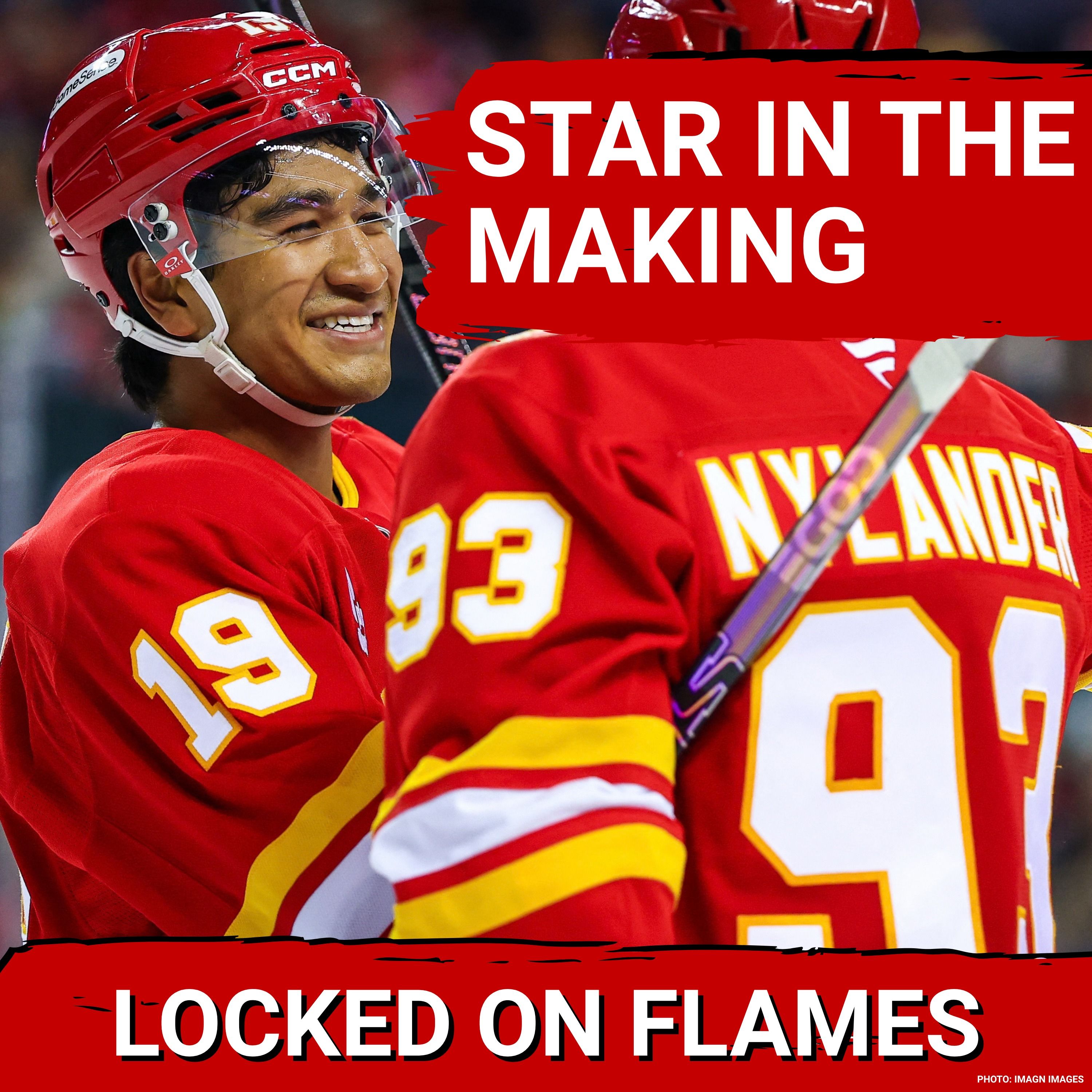 Zayne Parekh is a star on the rise for the Calgary Flames episode artwork