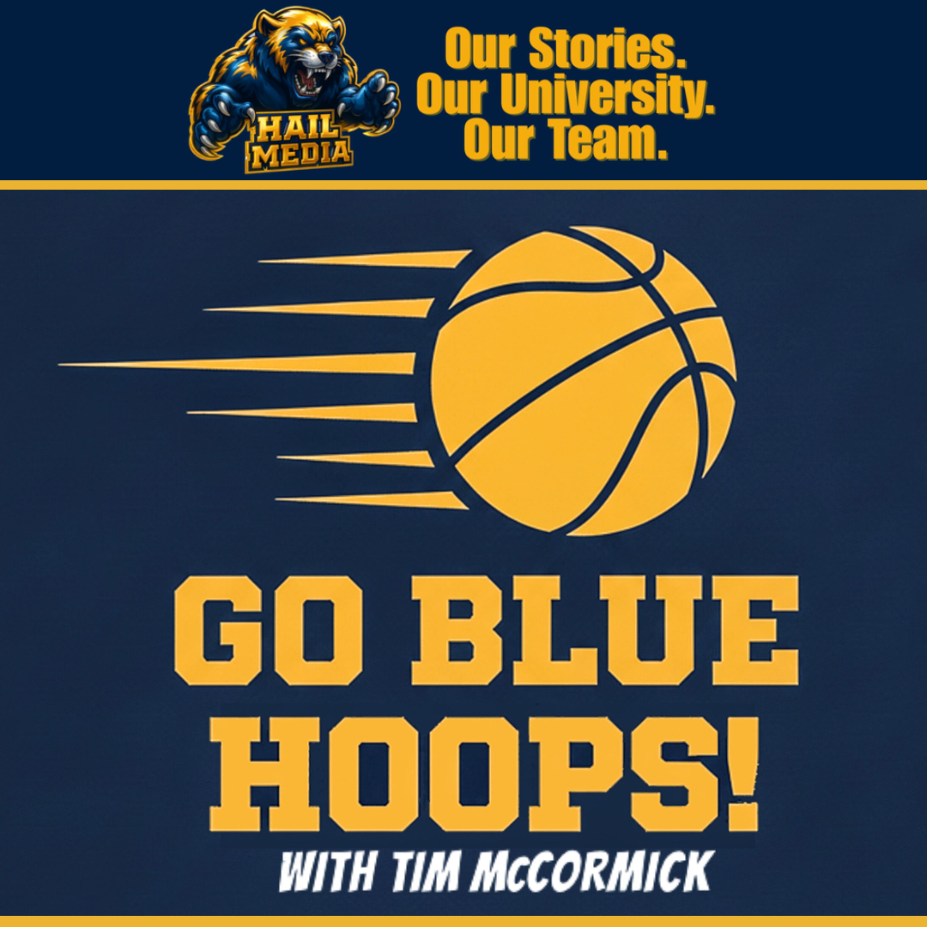 Hunter Dickinson joins GO BLUE HOOPS Episode 10! Also a recap of the USC blowout & the PSU ESCAPE! episode artwork