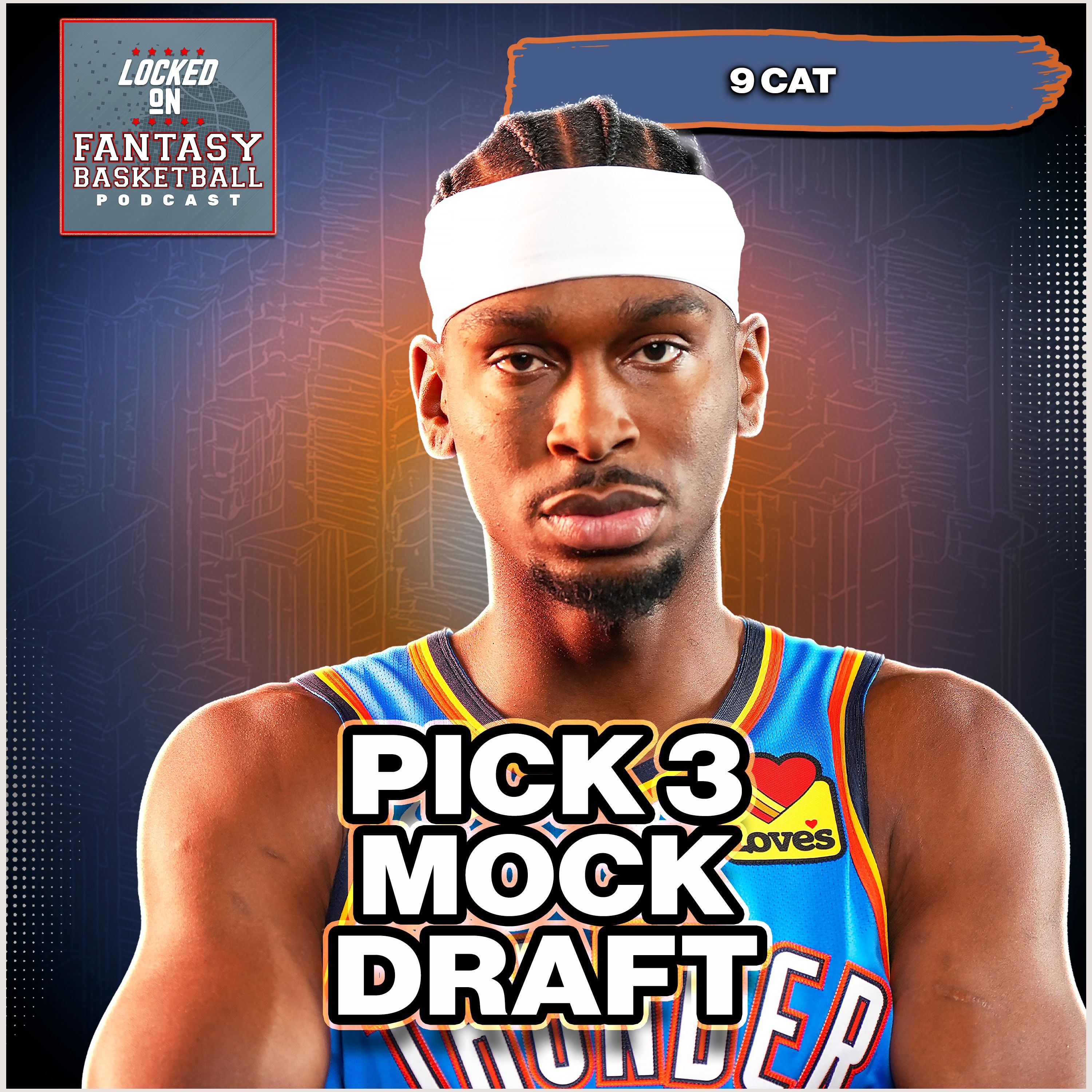 Mock Draft Strategy from Pick 3 | Building Around Shai Gilgeous-Alexander (9-Cat)