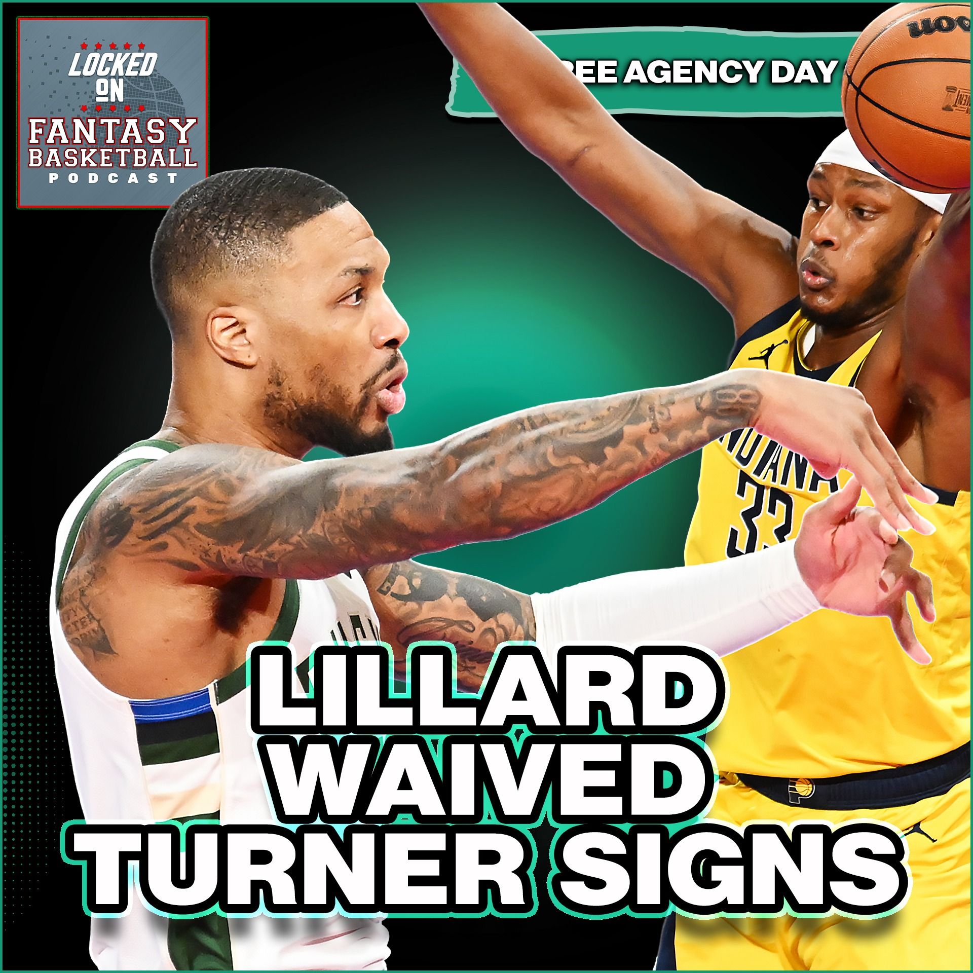 STUNNER: Myles Turner Signs with Bucks, Lillard WAIVED | Fantasy Free Agency Fallout?