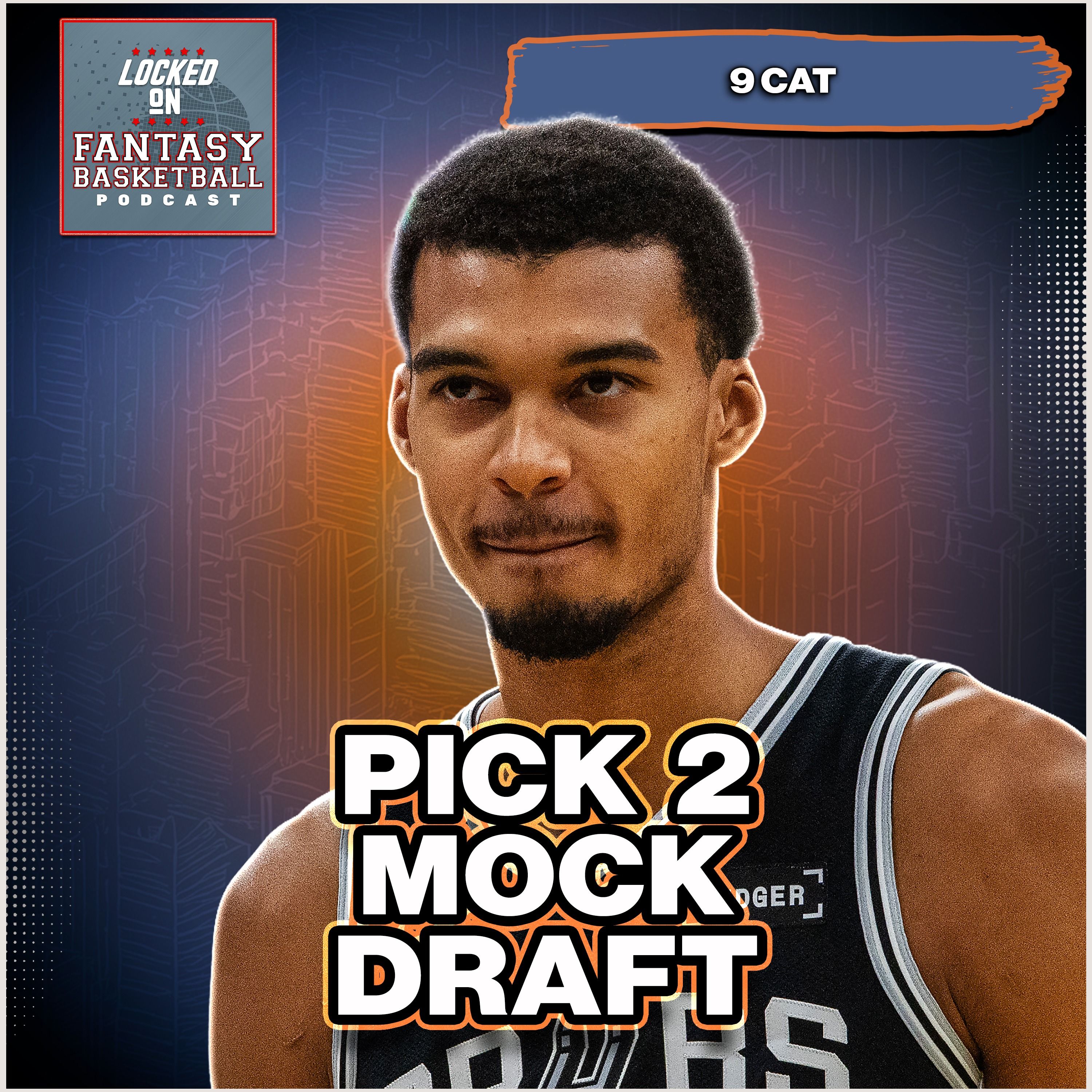 Victor Wembanyama at Pick 2!? | 9-Cat Fantasy Basketball Mock Draft Breakdown