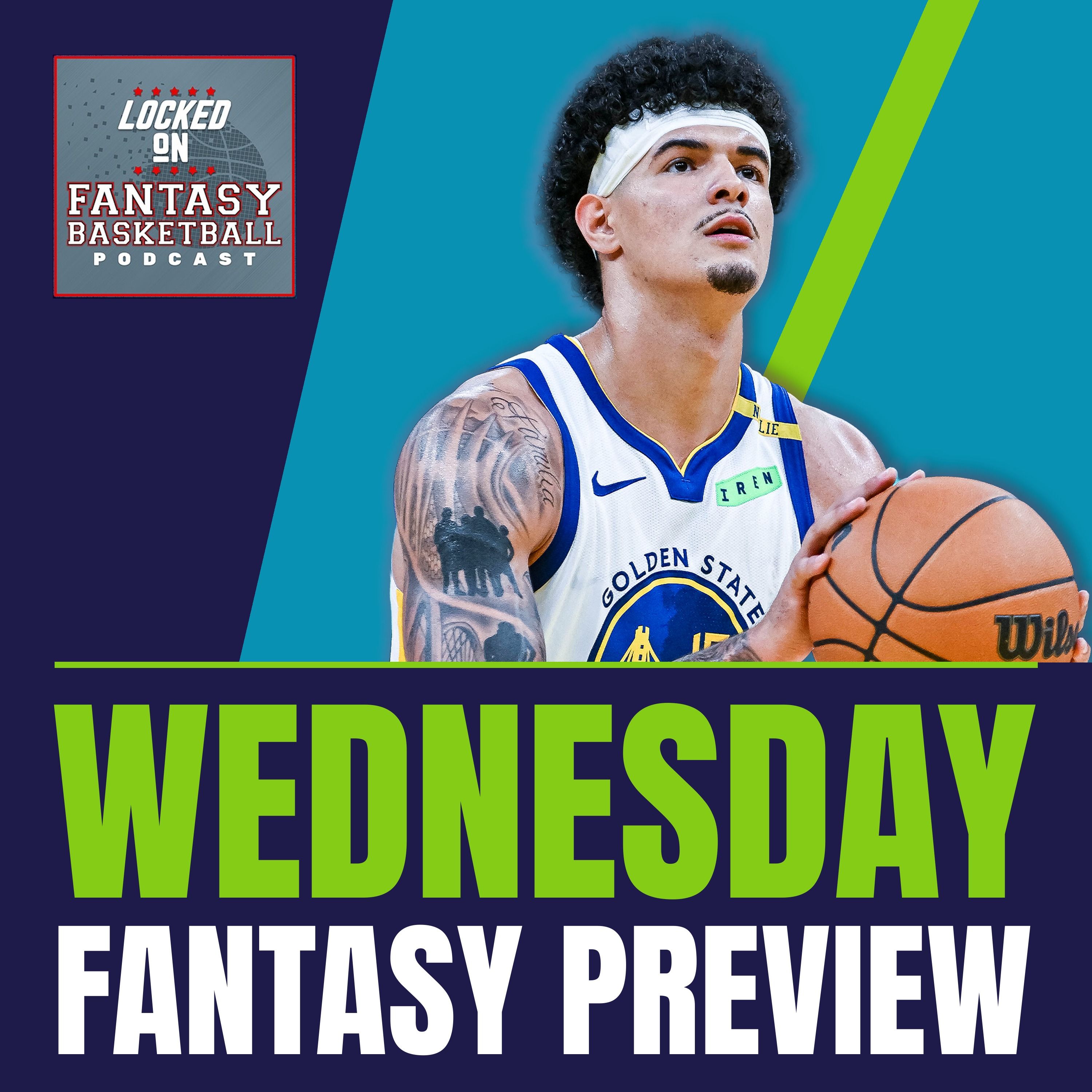 Wednesday Fantasy Basketball Preview | Waiver Wire Moves