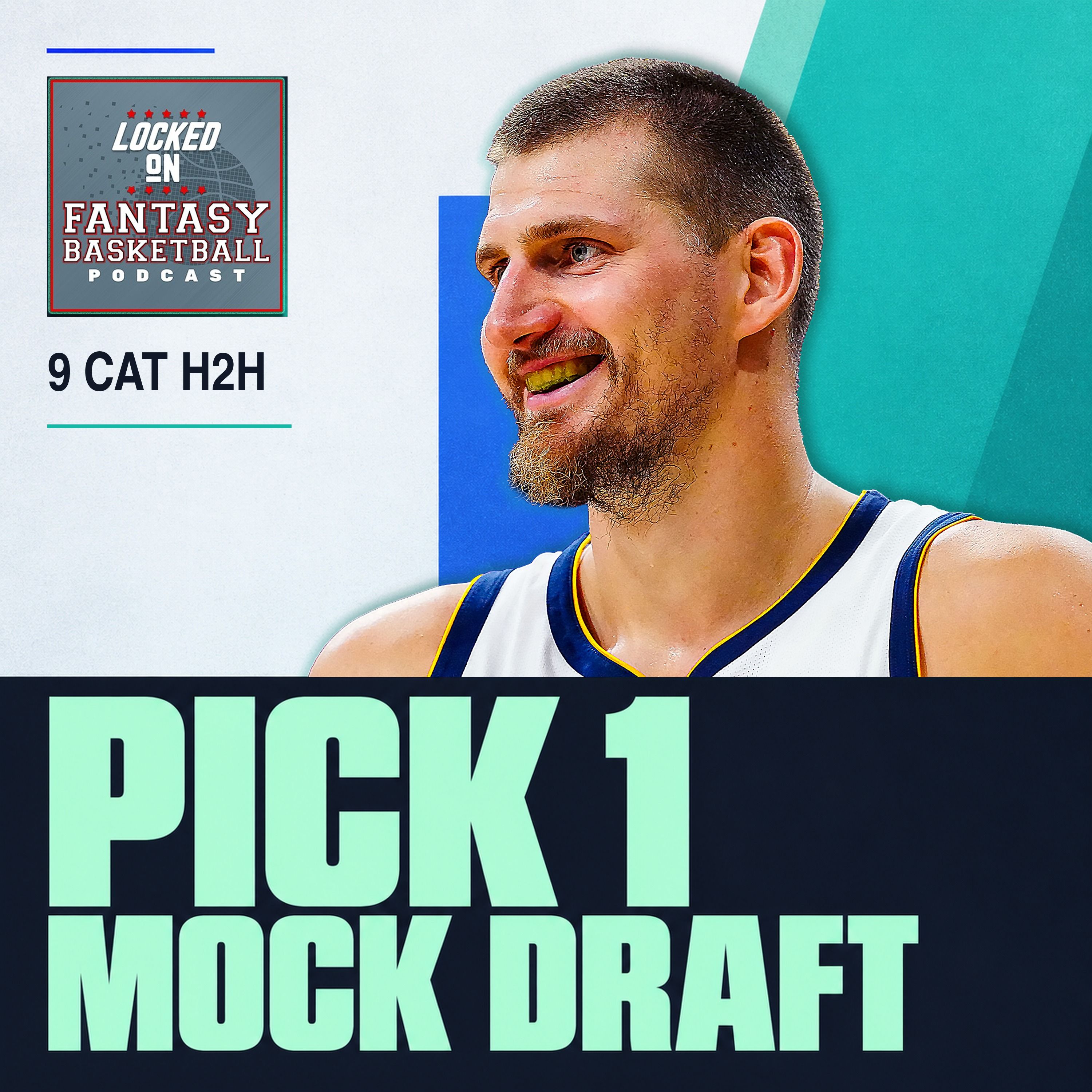 Fantasy Basketball Mock Draft - 9 Cat H2H Pick 1 [Jokic Build]