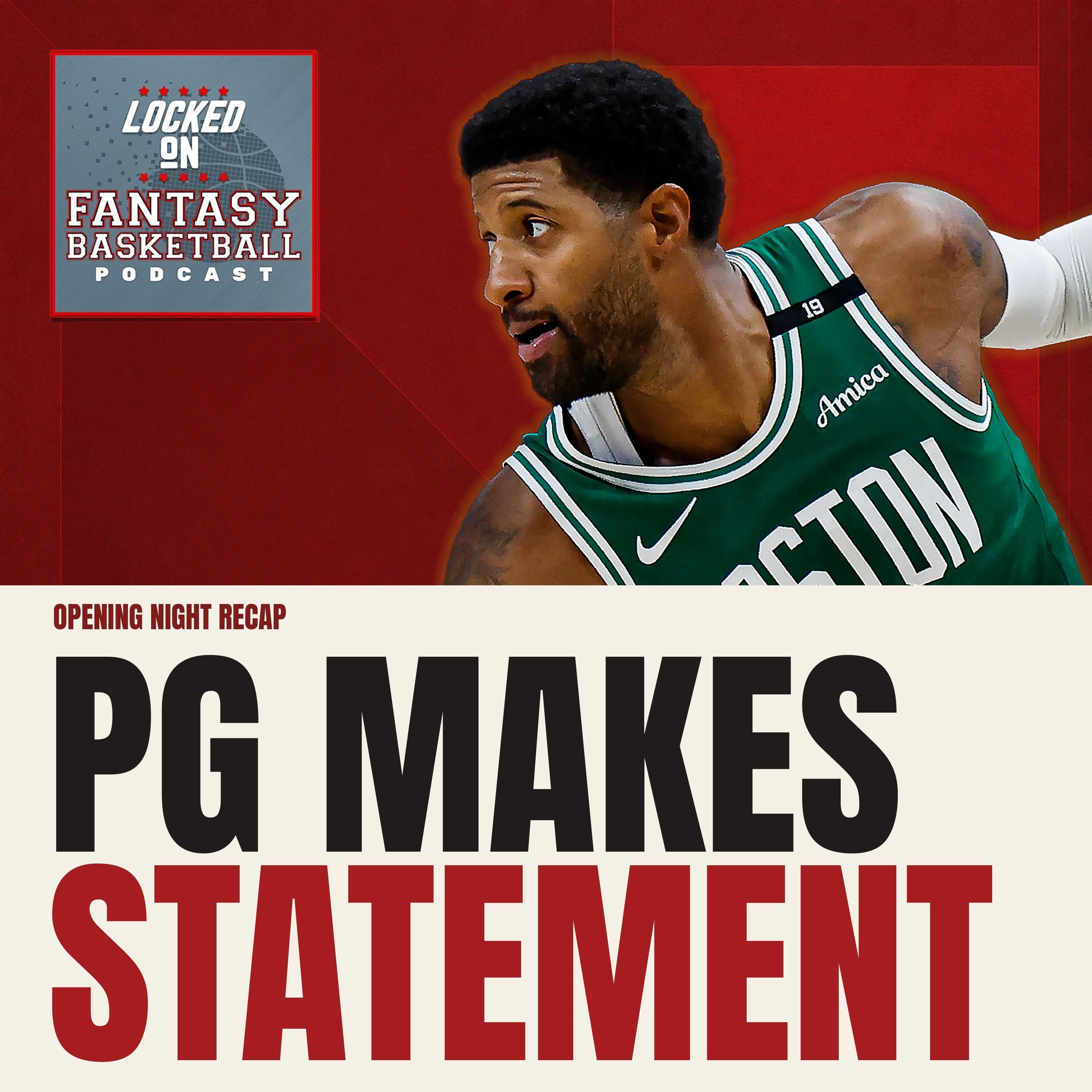 NBA Opening Night Fantasy Basketball Recap | PG's Statement