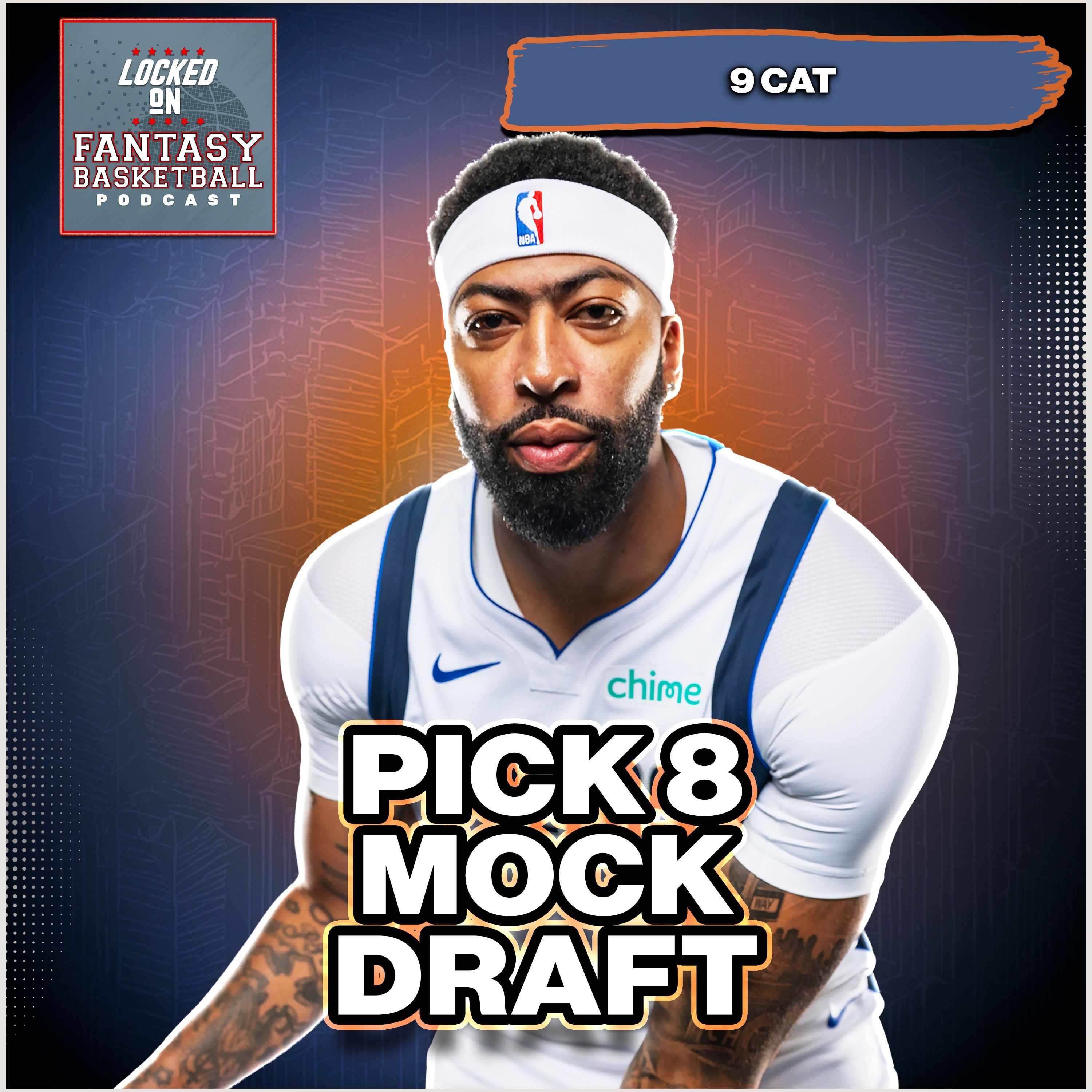 Punt Assists Draft Build | Fantasy Basketball Mock from Pick 8 (Anthony Davis Start)