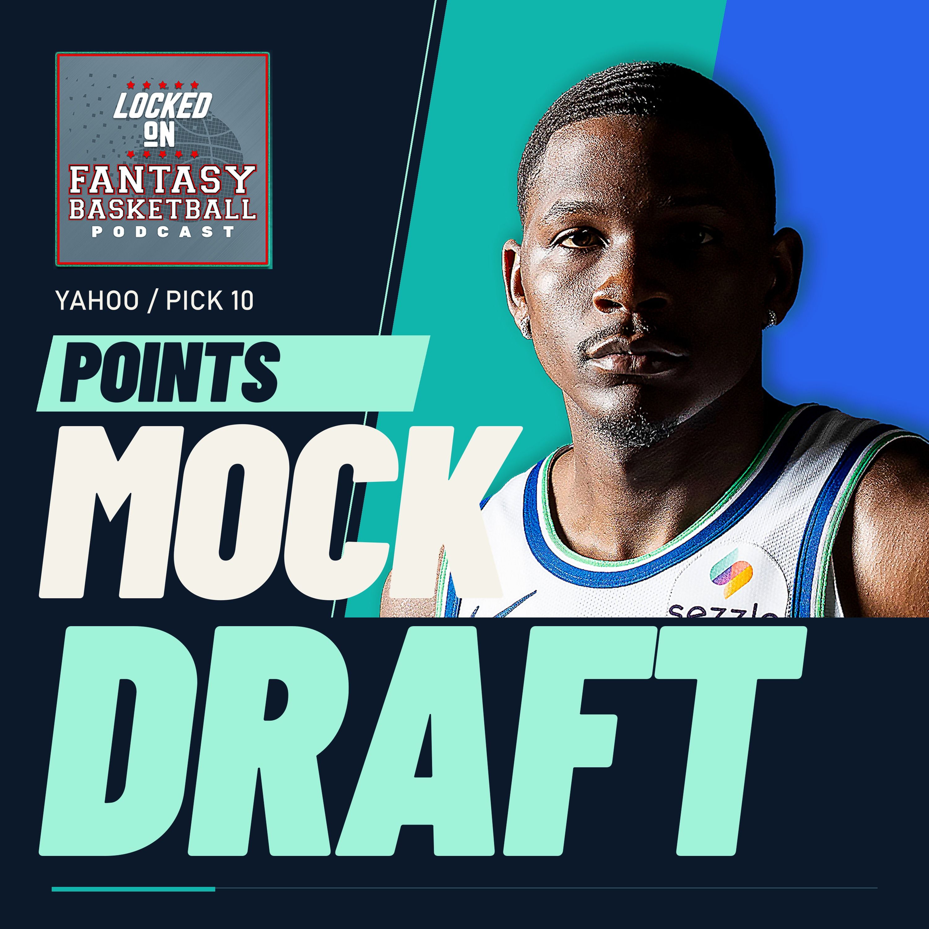 Fantasy Basketball Points League Mock Draft [Yahoo Scoring]
