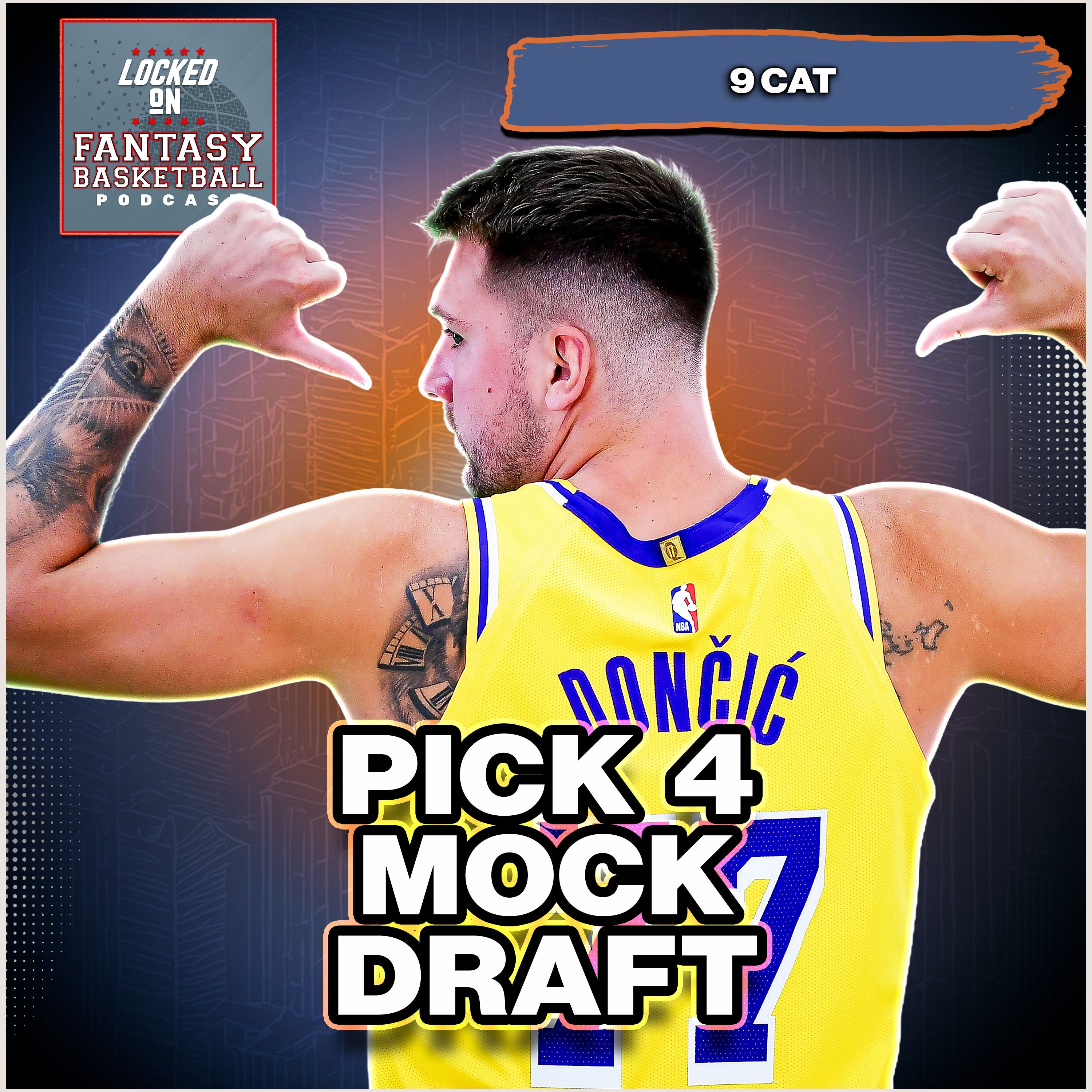 Fantasy Basketball Mock Draft | Picking 4th in 9-Cat — Can Luka Dončić Carry Your Team?
