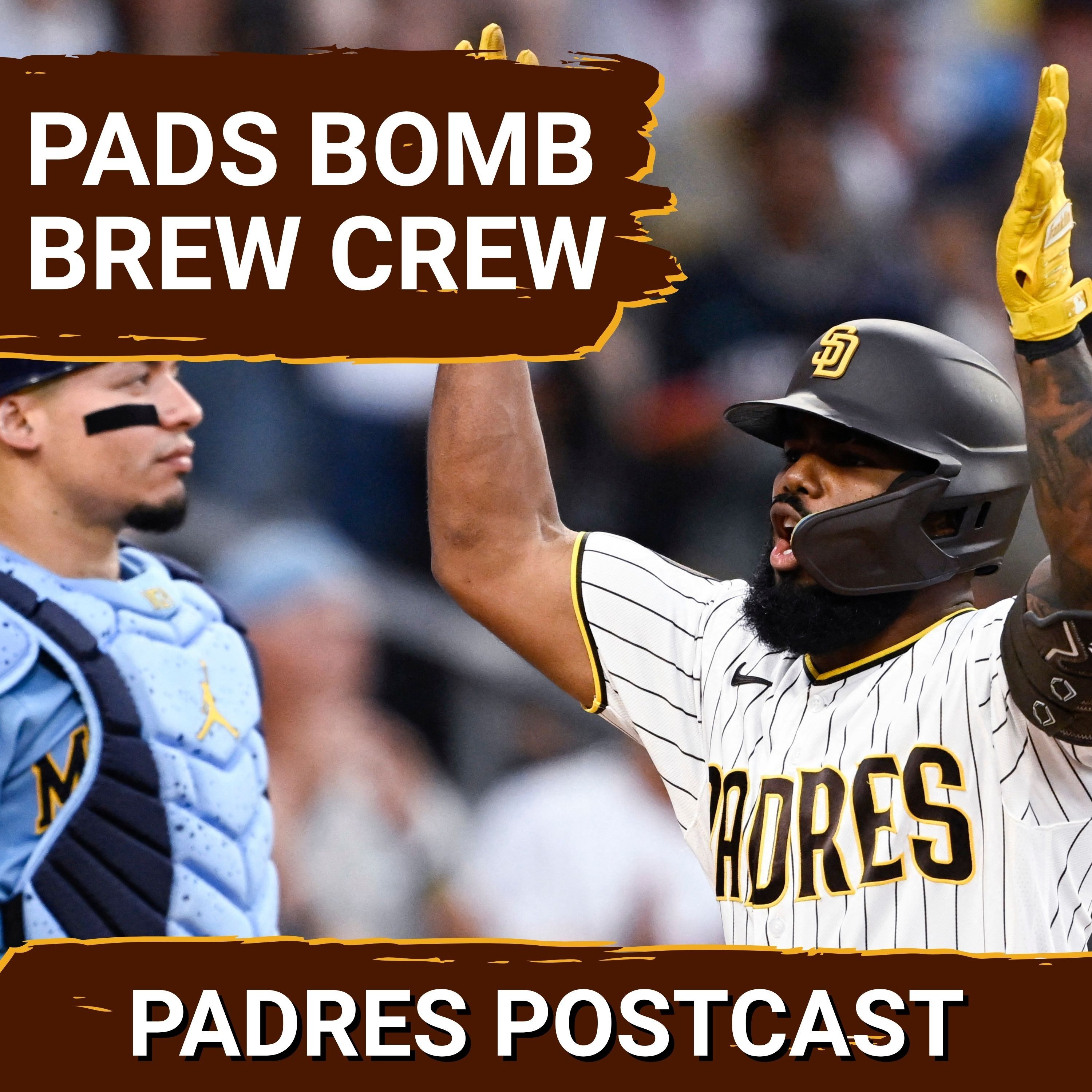 PADRES POSTCAST: Padres EXPLODE! 11-2 Win, Series W Over  Brewers, Tatis, Rengifo, Campusano SHINE episode artwork