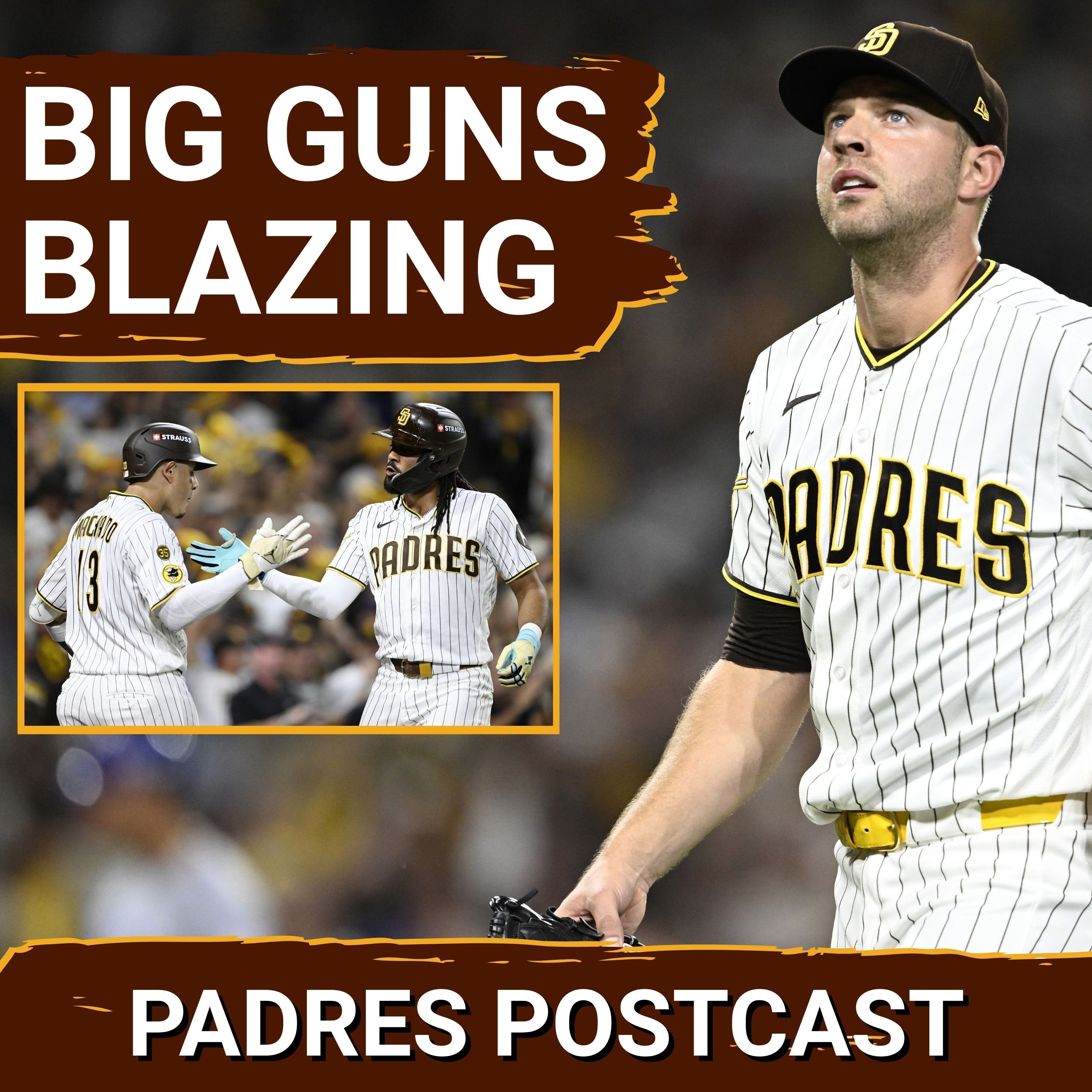 PADRES POSTCAST: Padres Take Game 1 in 8-0 Blowout! King Nearly No-Hits Cubs, Manny & Fernando Shine episode artwork