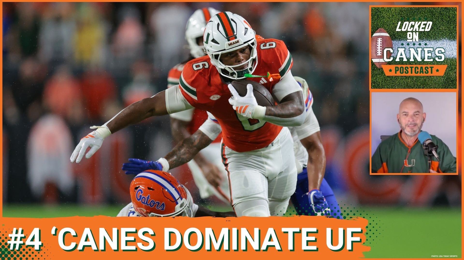 CANES POSTCAST: MIAMI HURRICANES DOMINATE UP FRONT, MAUL FLORIDA GATORS 26-7, MOVE TO 4-0, FSU NEXT