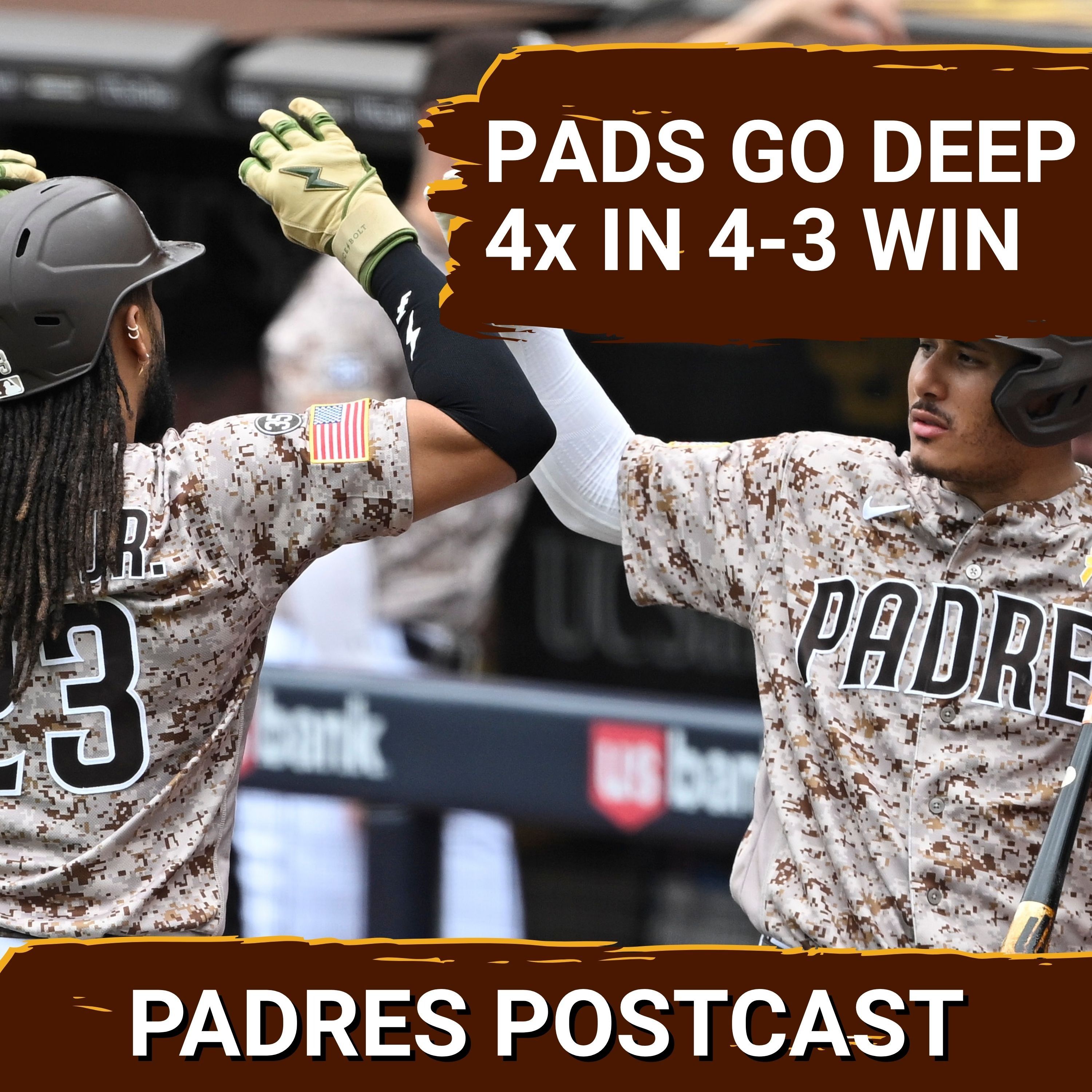 PADRES POSTCAST: PADS TAKE SERIES: 3 Straight HRs Stun Yanks 4-3, King Deals, Miller Slams Door episode artwork