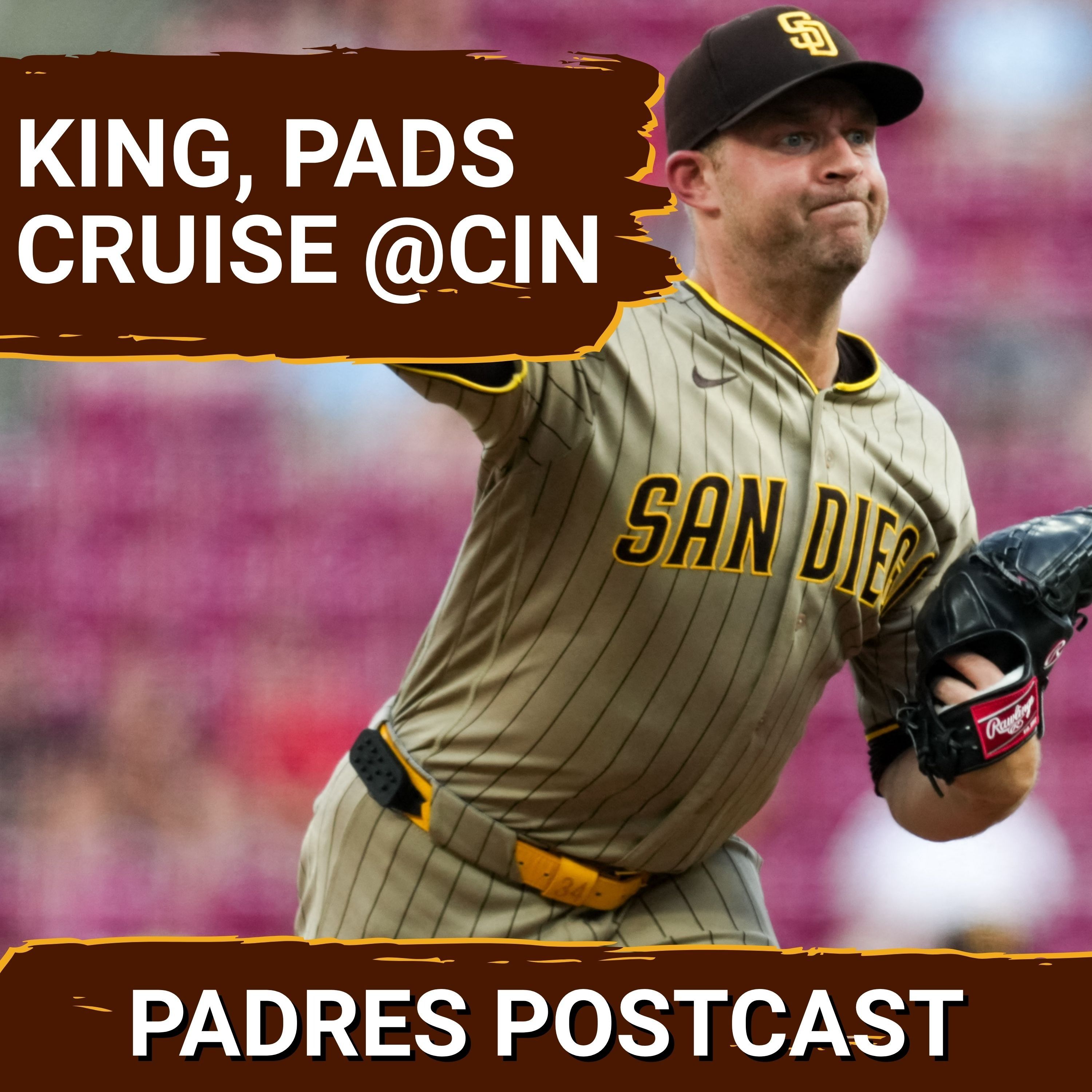 PADRES POSTCAST: MICHAEL KING DEALS! Padres CRUSH 15 Hits in 5-0 Shutout Win Over Reds in Opener episode artwork